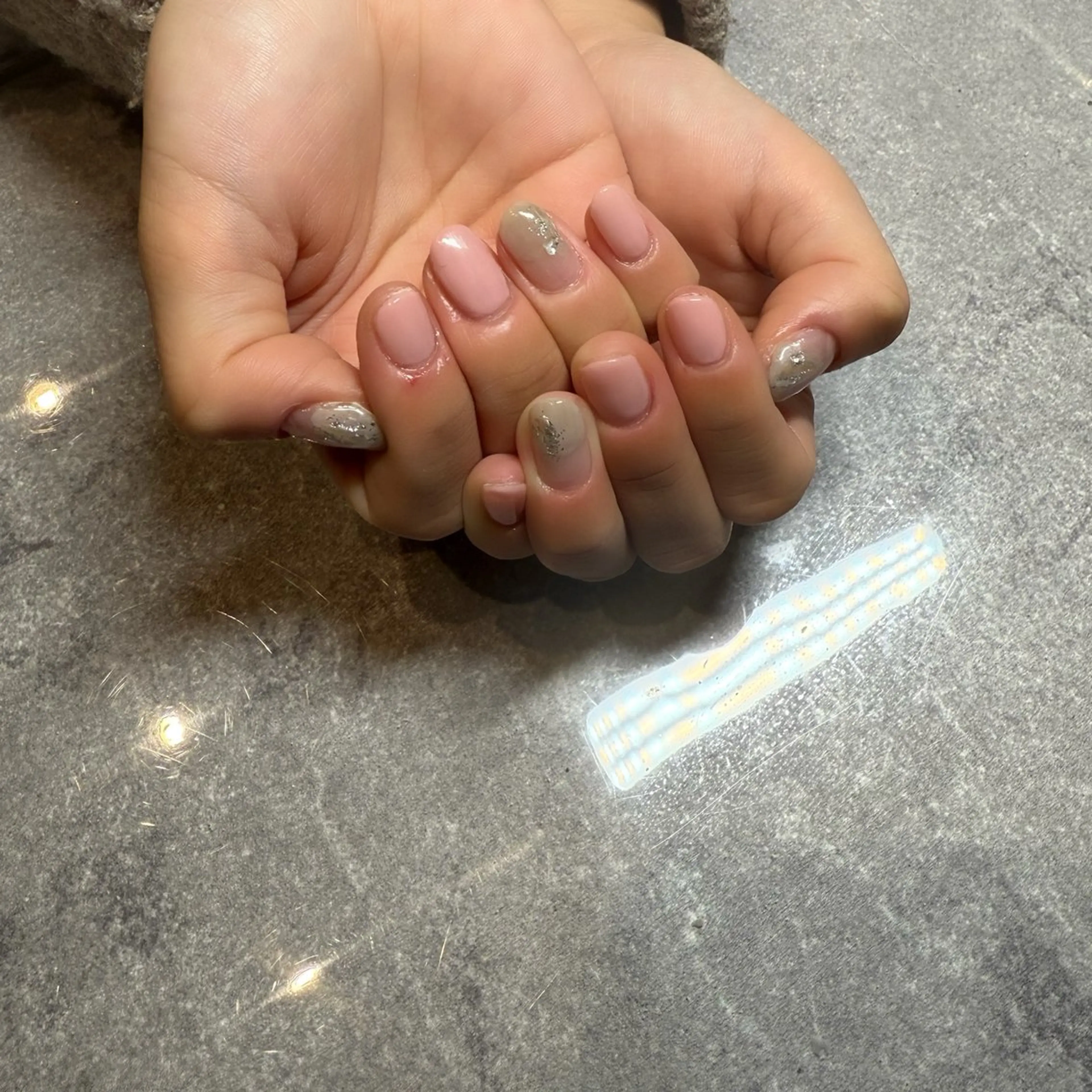 ネイル ニュアンスネイル 山田 夏乃のネイルデザイン