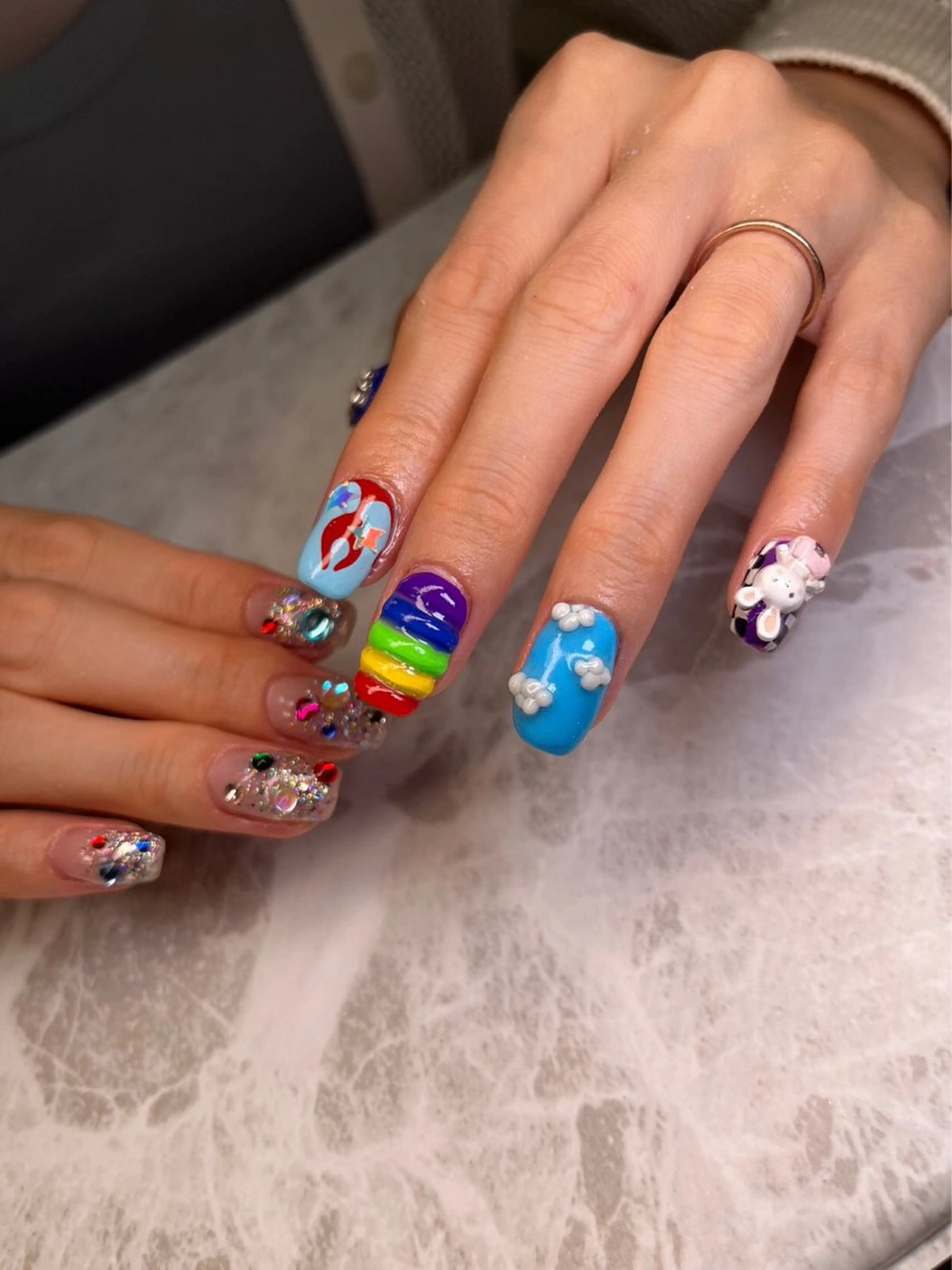 ネイル ハンドネイル YOUTH nails waxing所属・YOUTH natsumiのネイルデザイン