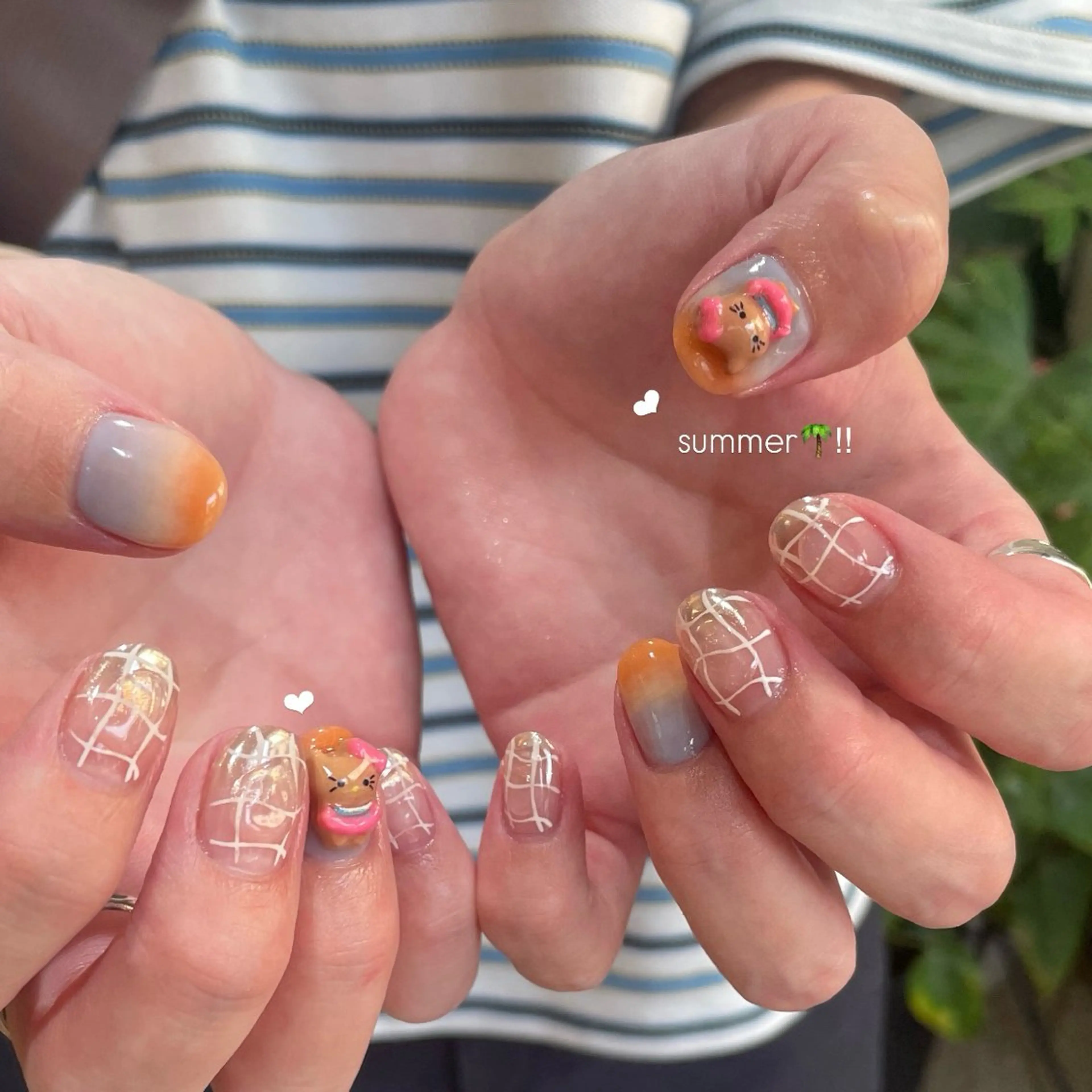 ネイル ハンドネイル ネイルサロン　SLASH所属・Aki ୨୧のネイルデザイン