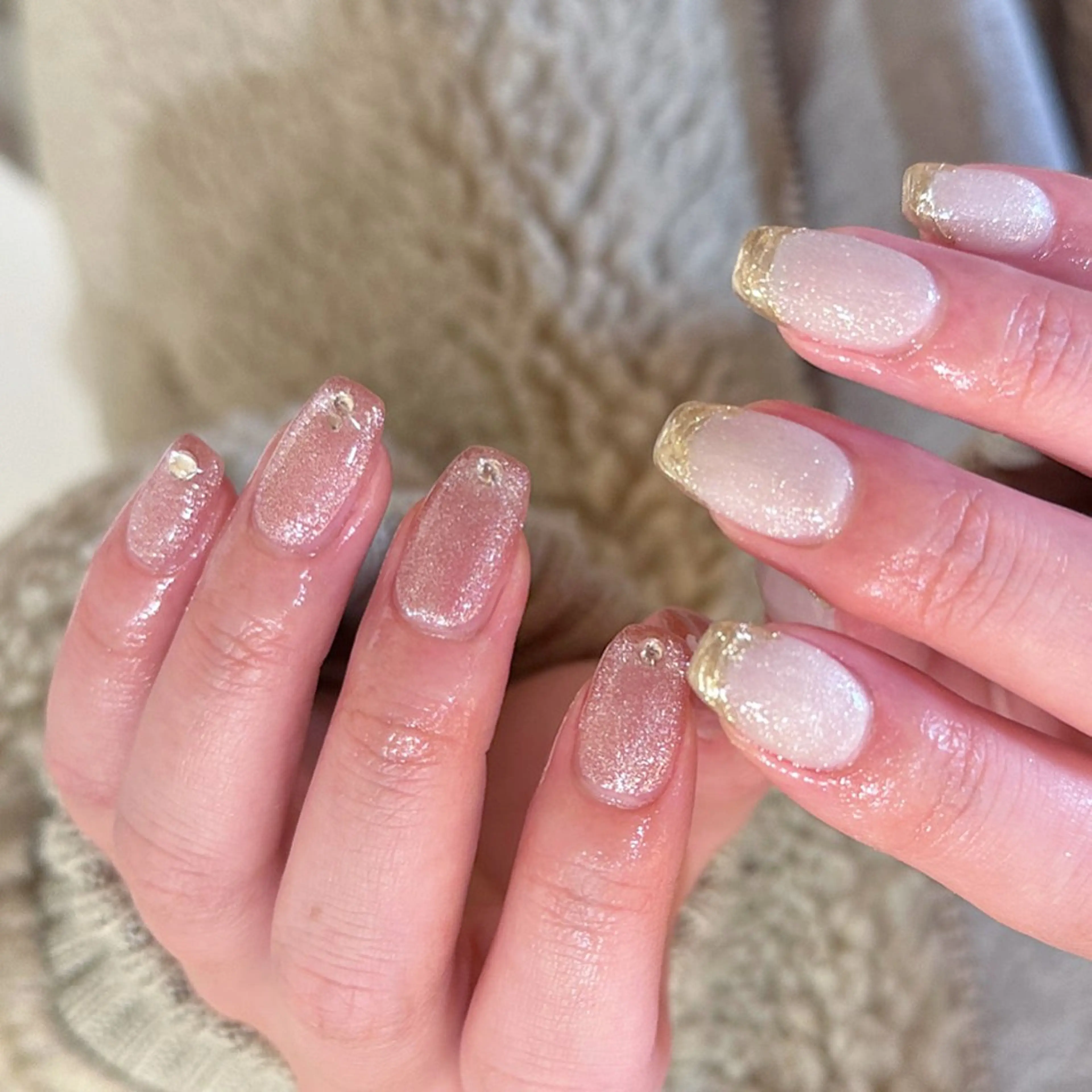 ネイル ハンドネイル 𝕄𝕚𝕪𝕦🤍 自由が丘⌇パラジェルのネイルデザイン