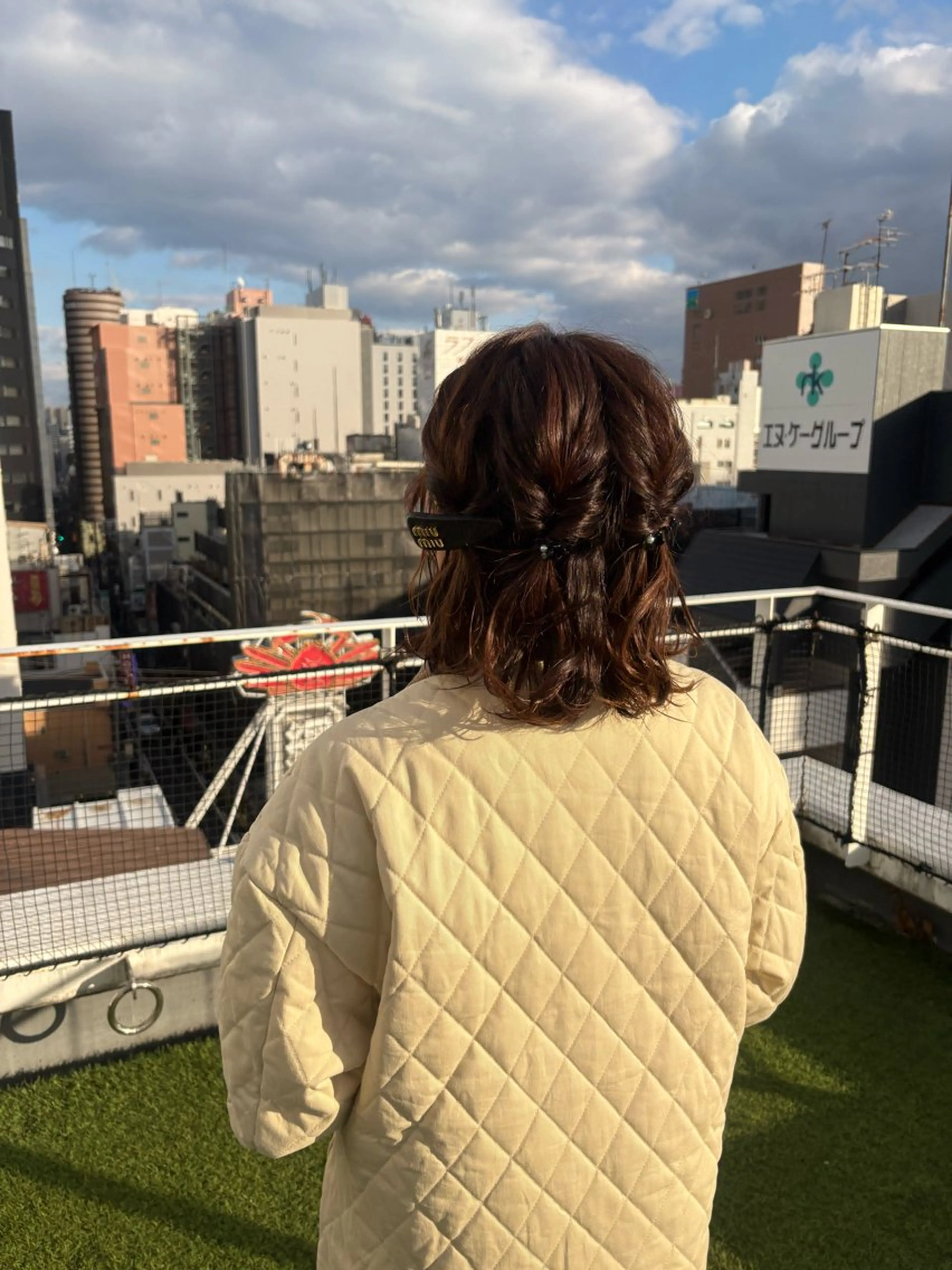 ヘアアレンジ ドアベルヘアリビング所属・加藤志保 🎗️🫧モデル募集のヘアスタイル