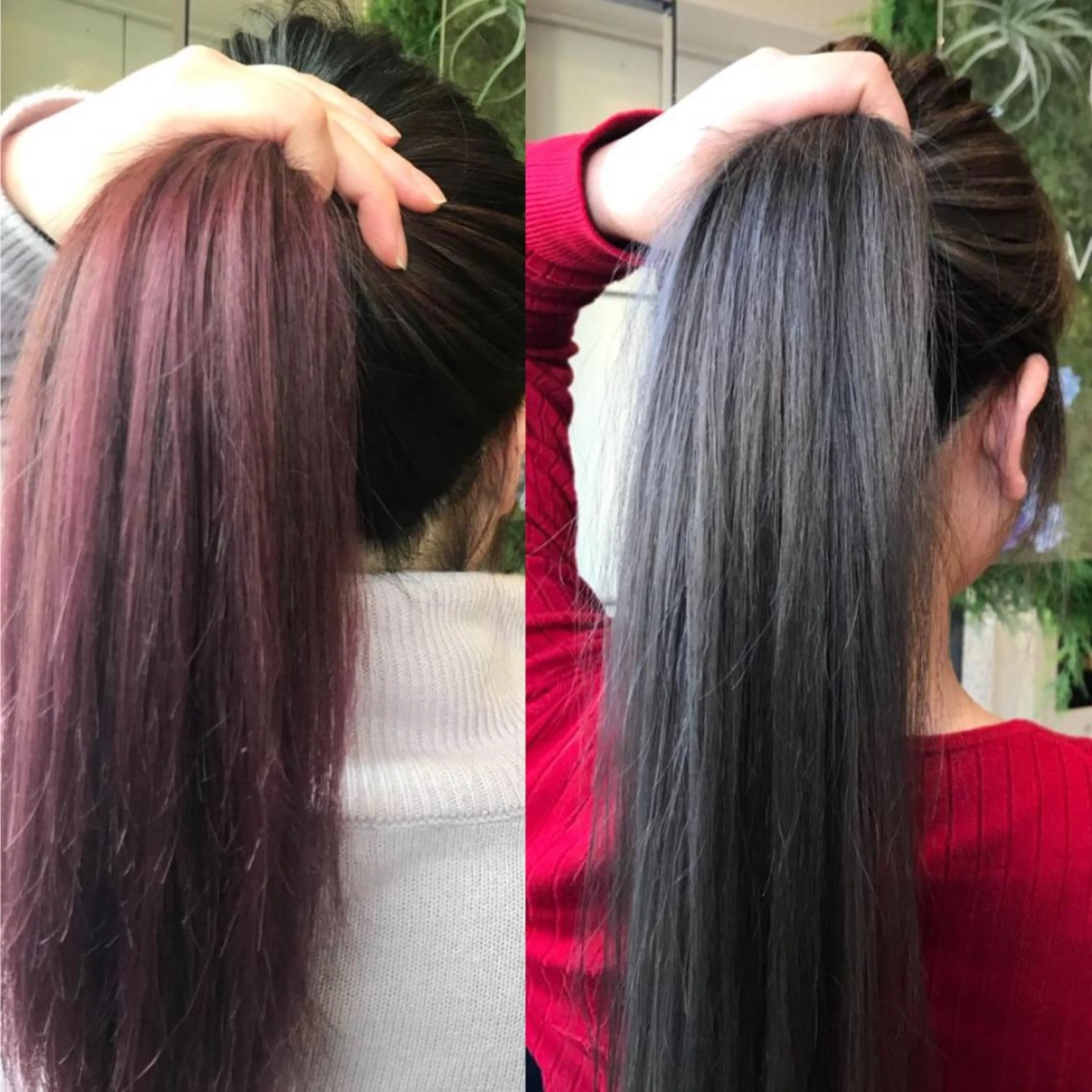 ロング カラー ヘアカラー Hanna by W_SALONのヘアスタイル