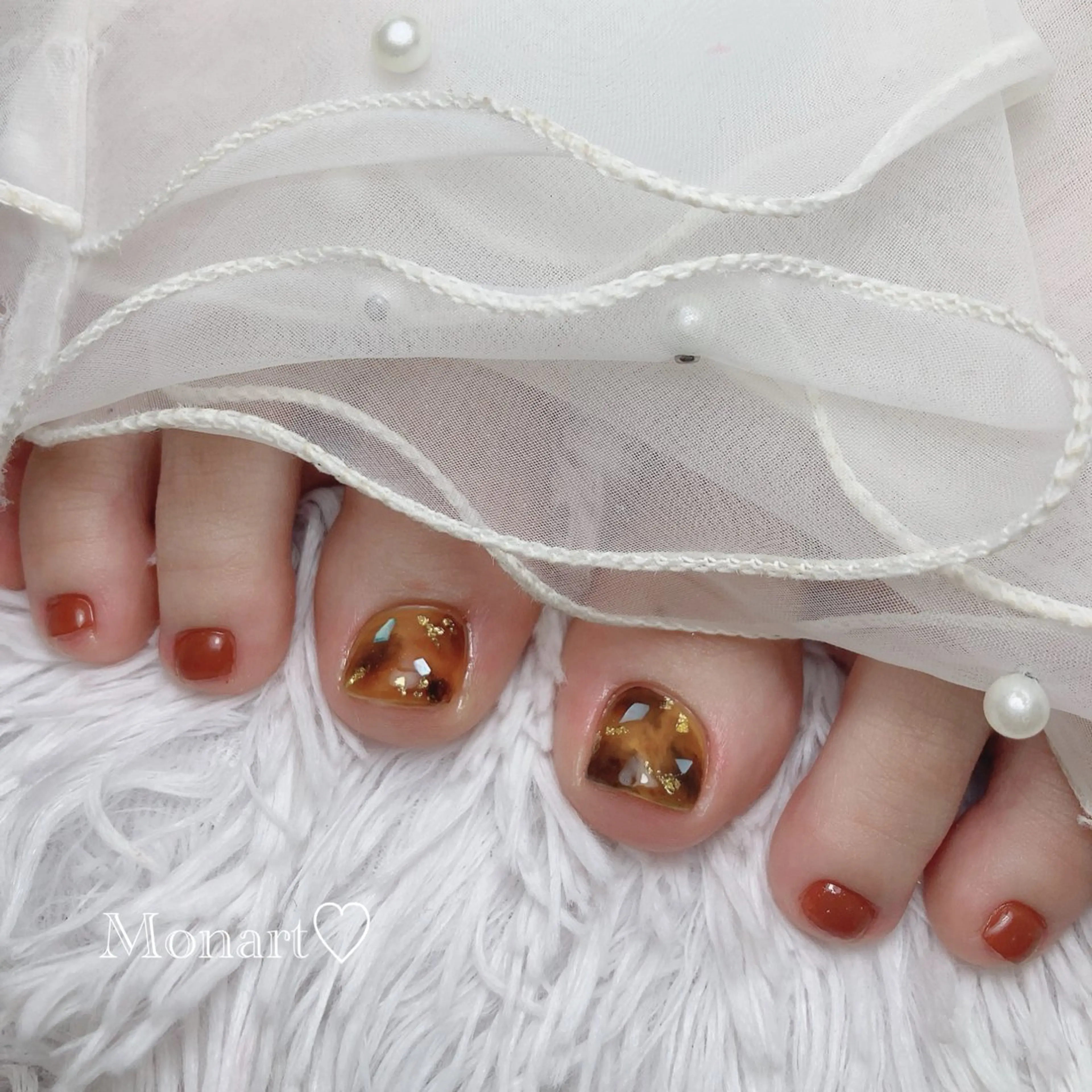 ネイル べっ甲ネイル Monart♡ Misaoのネイルデザイン