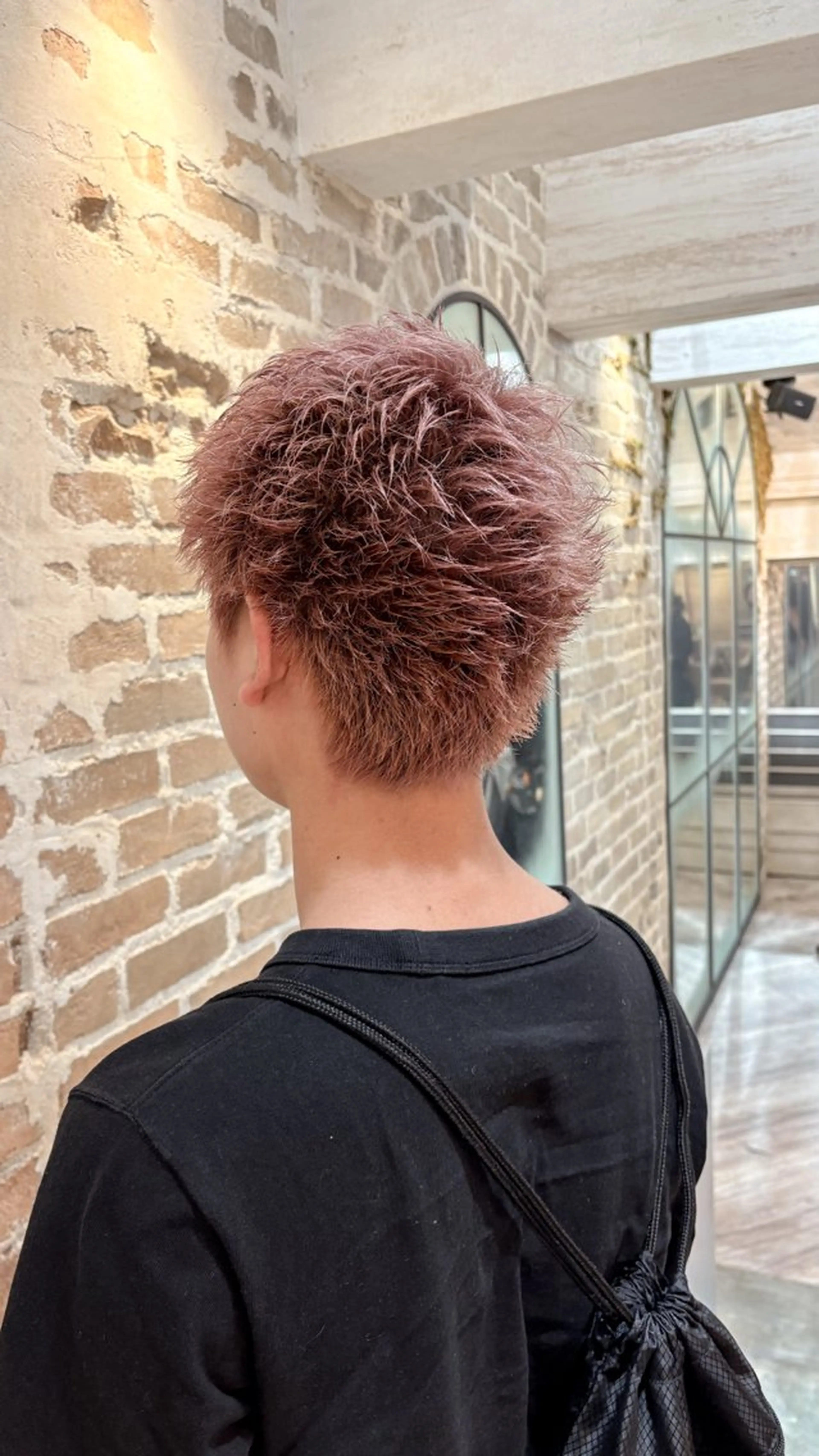 カラー メンズ メンズブリーチ ブリーチ カット ヘアカラー トリートメント ナチュラル透明感 /kazuto☘️のヘアスタイル