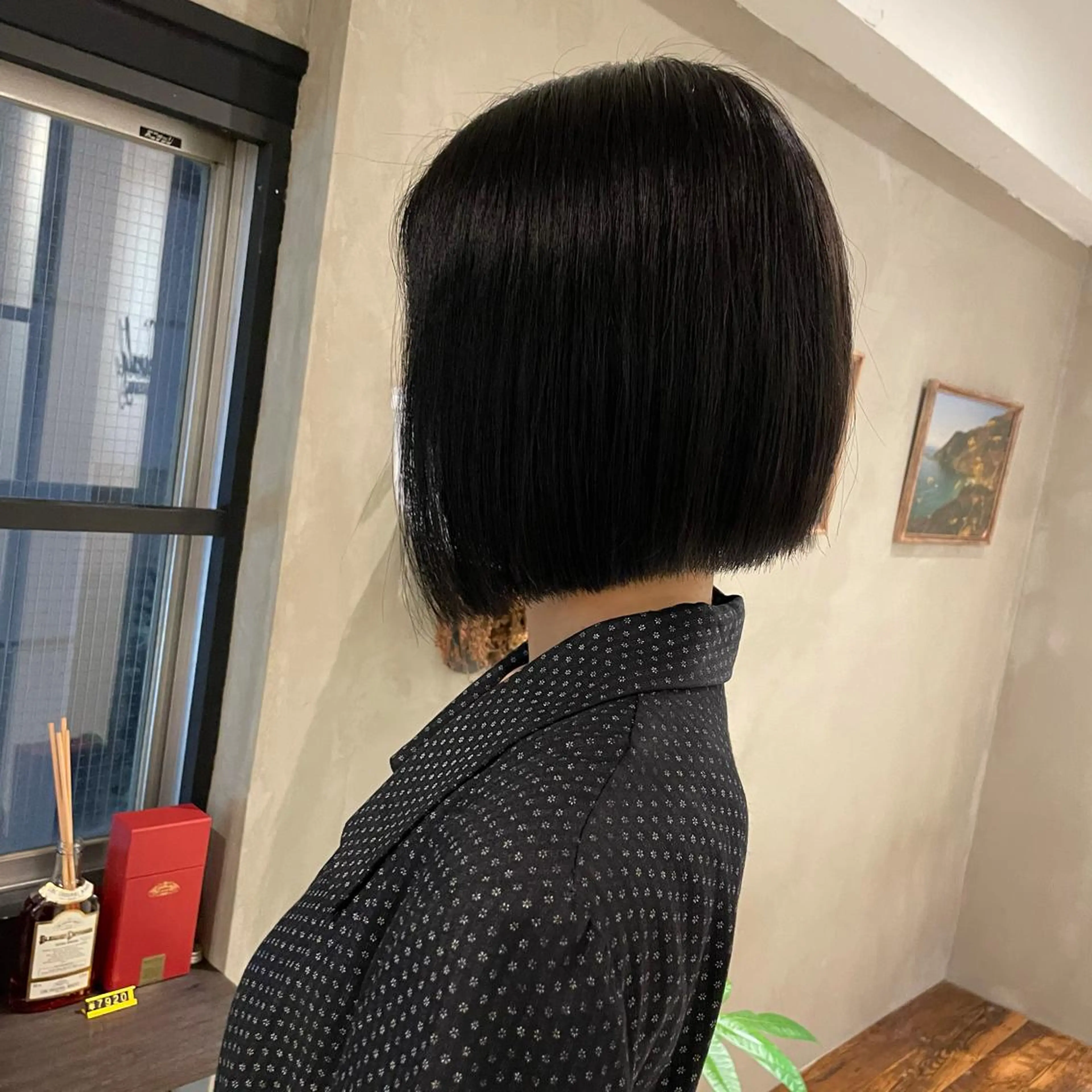 ショート カラー 切りっぱなしボブ ボブ 髪質改善 RAF TOKYO所属・10月限定モニター 髪質改善美髪矯正のヘアスタイル