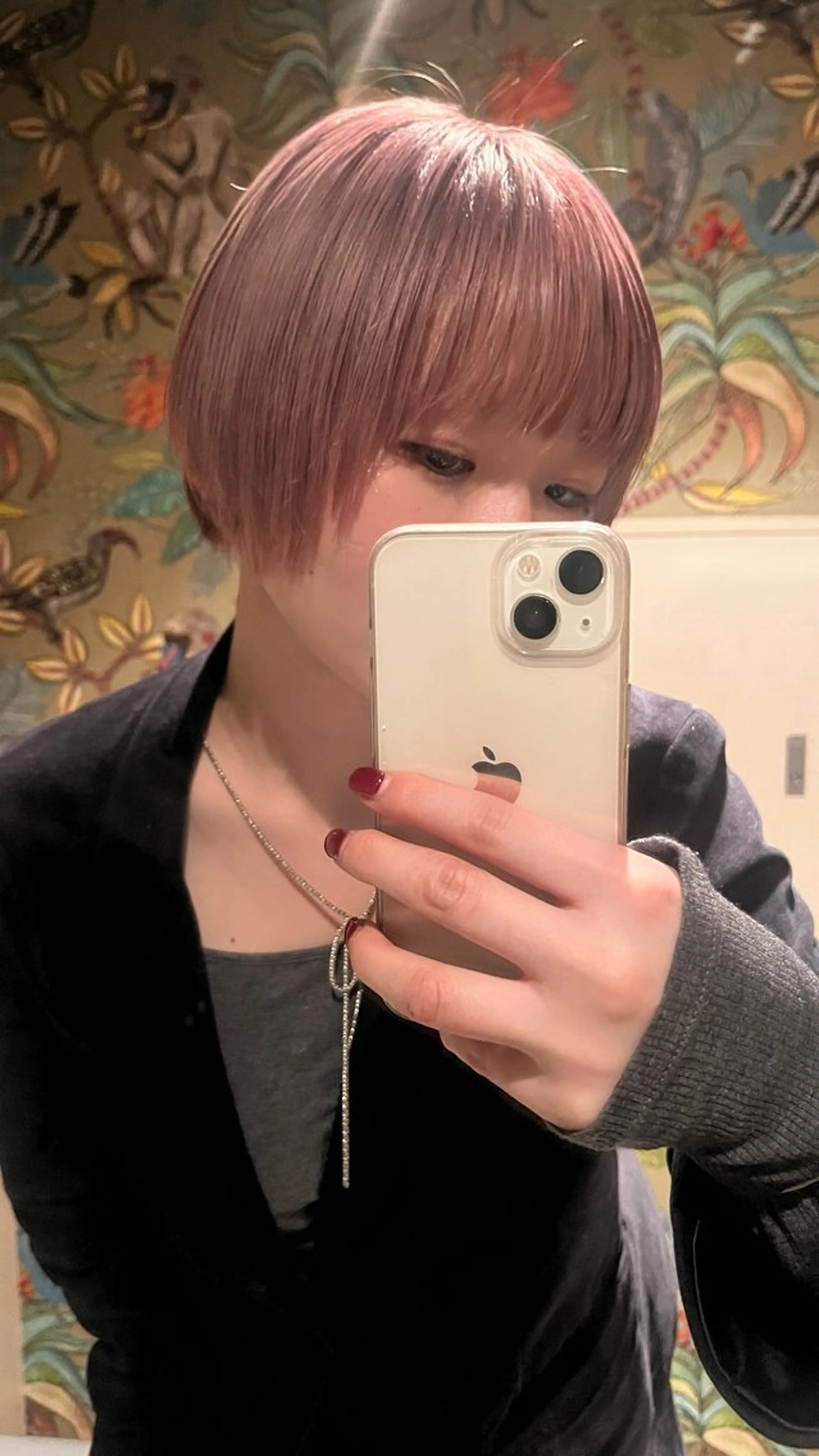 ブリーチ毛にペールトーンで可愛いオンカラー💕の写真
