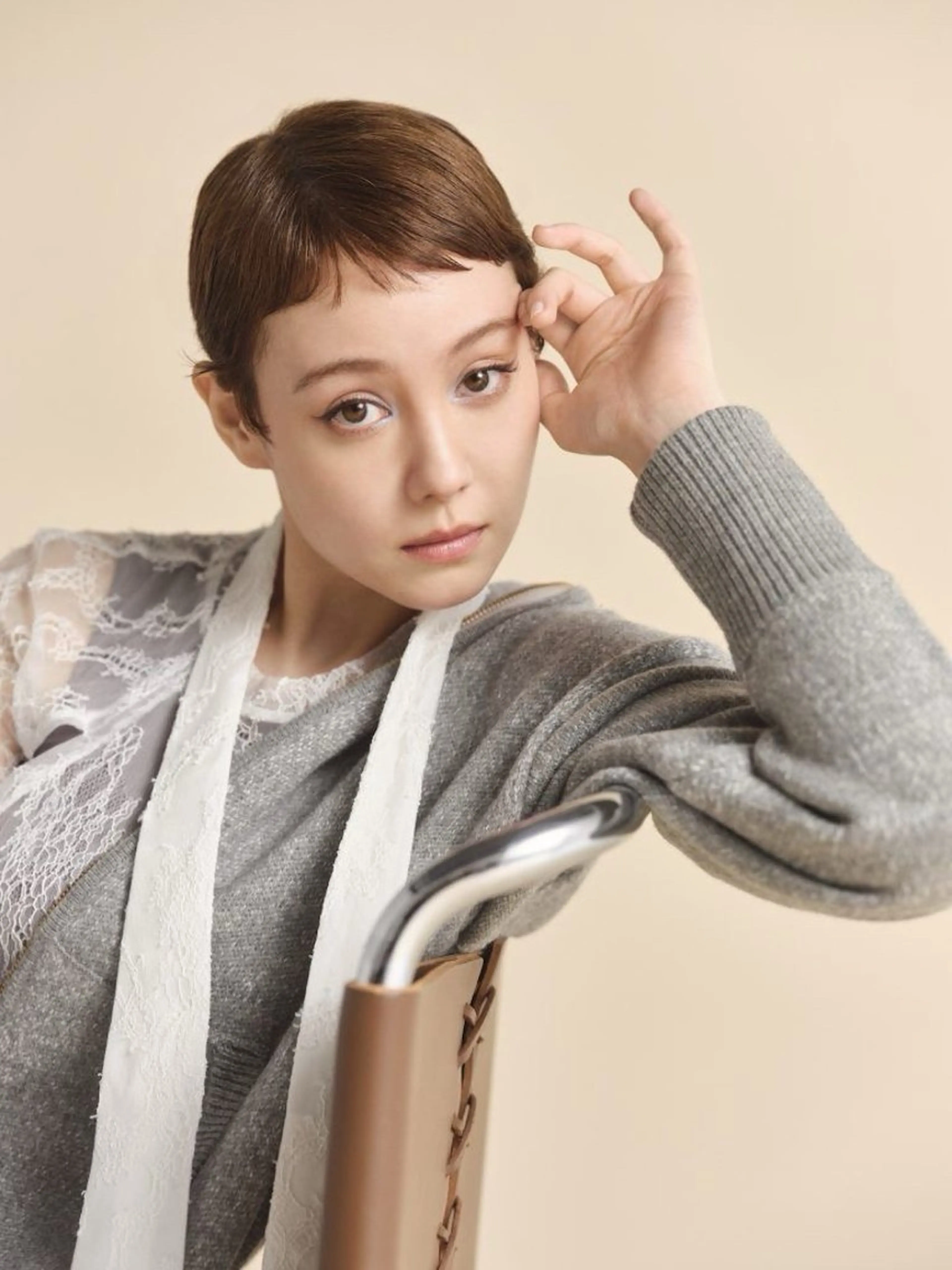 ショート ショートヘア 暖色カラー 🌼クニトウメイのヘアスタイル