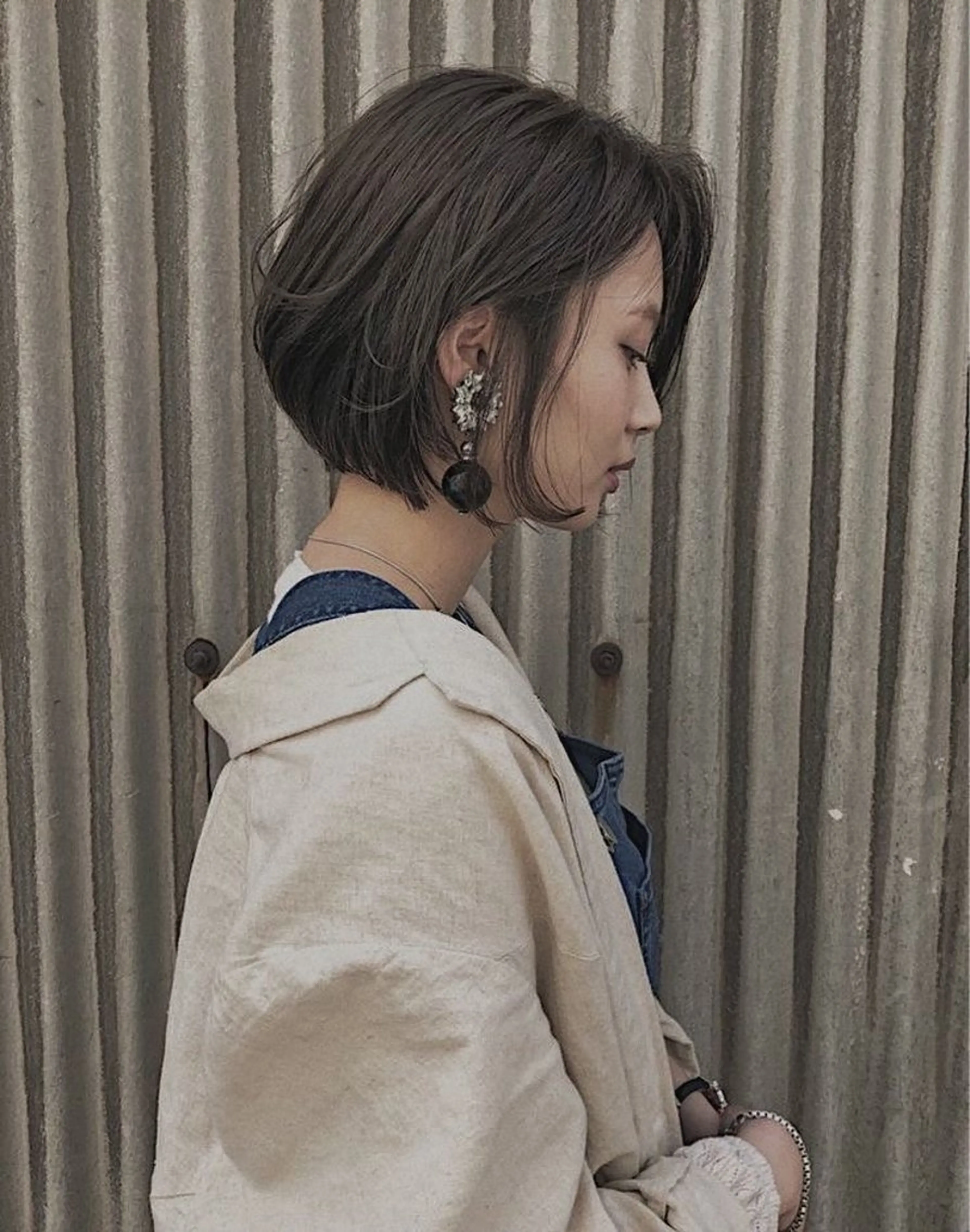 ミディアム ボブ 透け感hair/ ボブ/大世のヘアスタイル