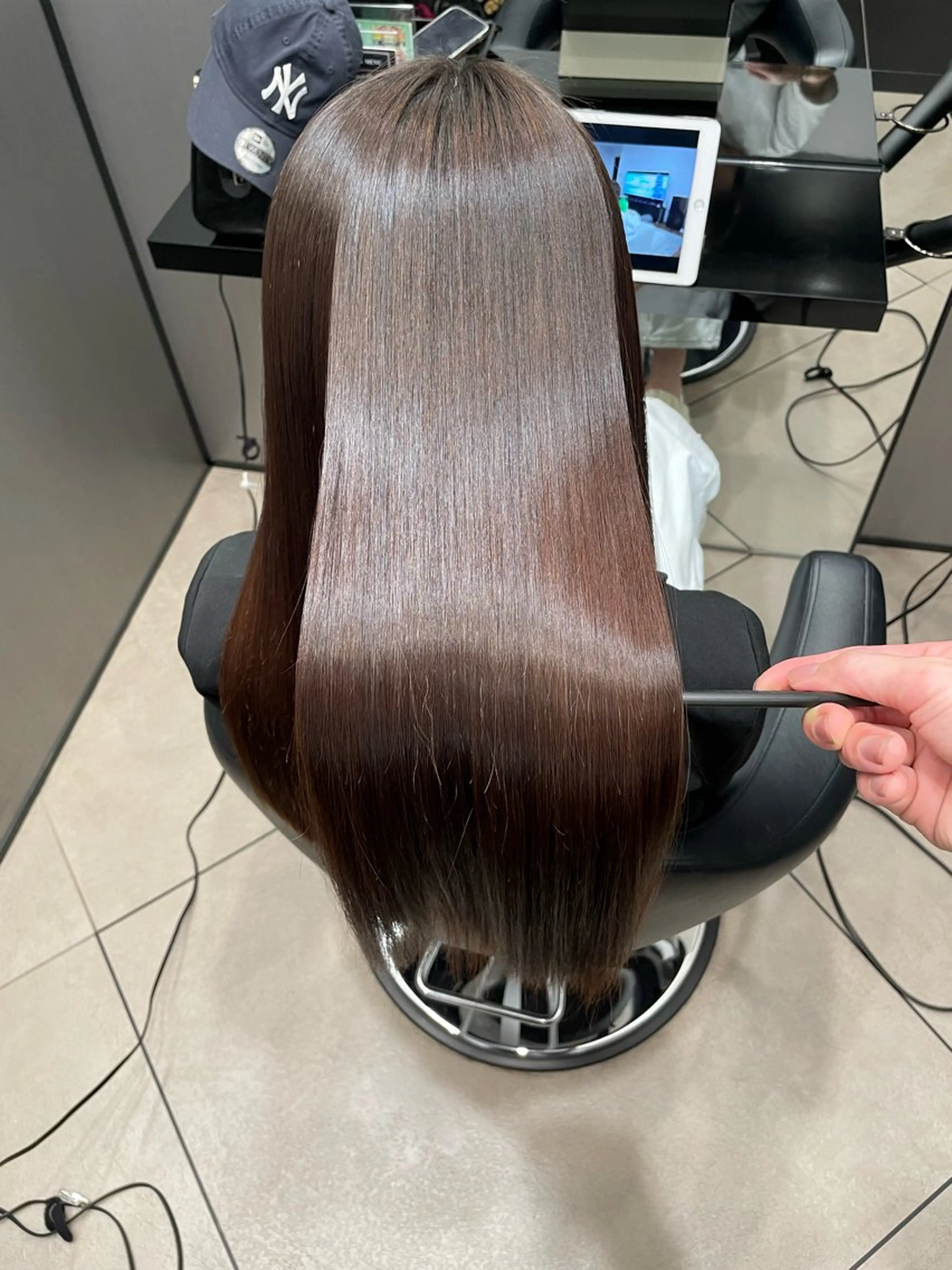 ロング 松尾 祐輝のヘアスタイル