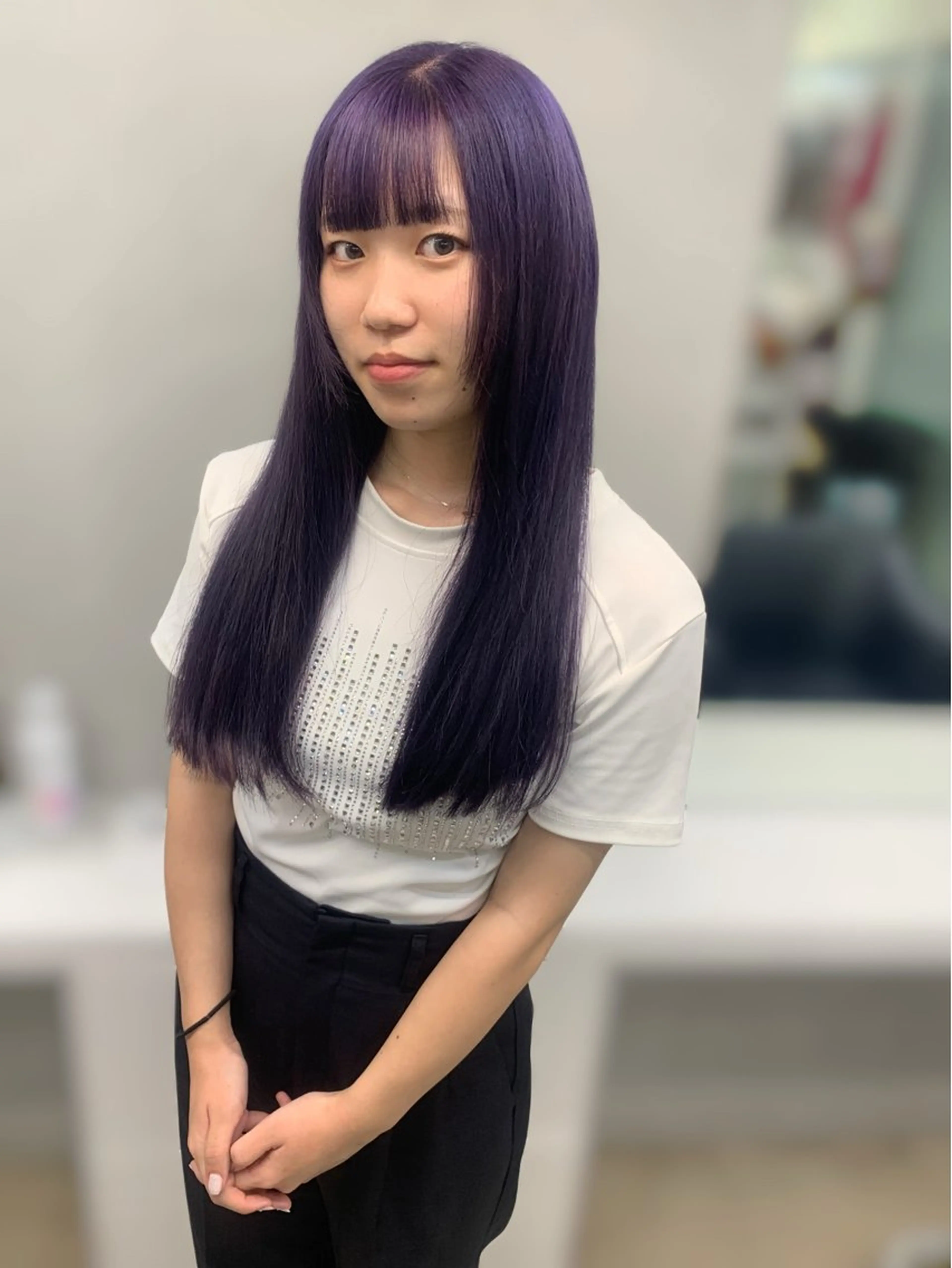 ロング カラー ヘアアレンジ ヘアカラー トリートメント 個性爆弾💣 ダブルカラー/ゆかのヘアスタイル