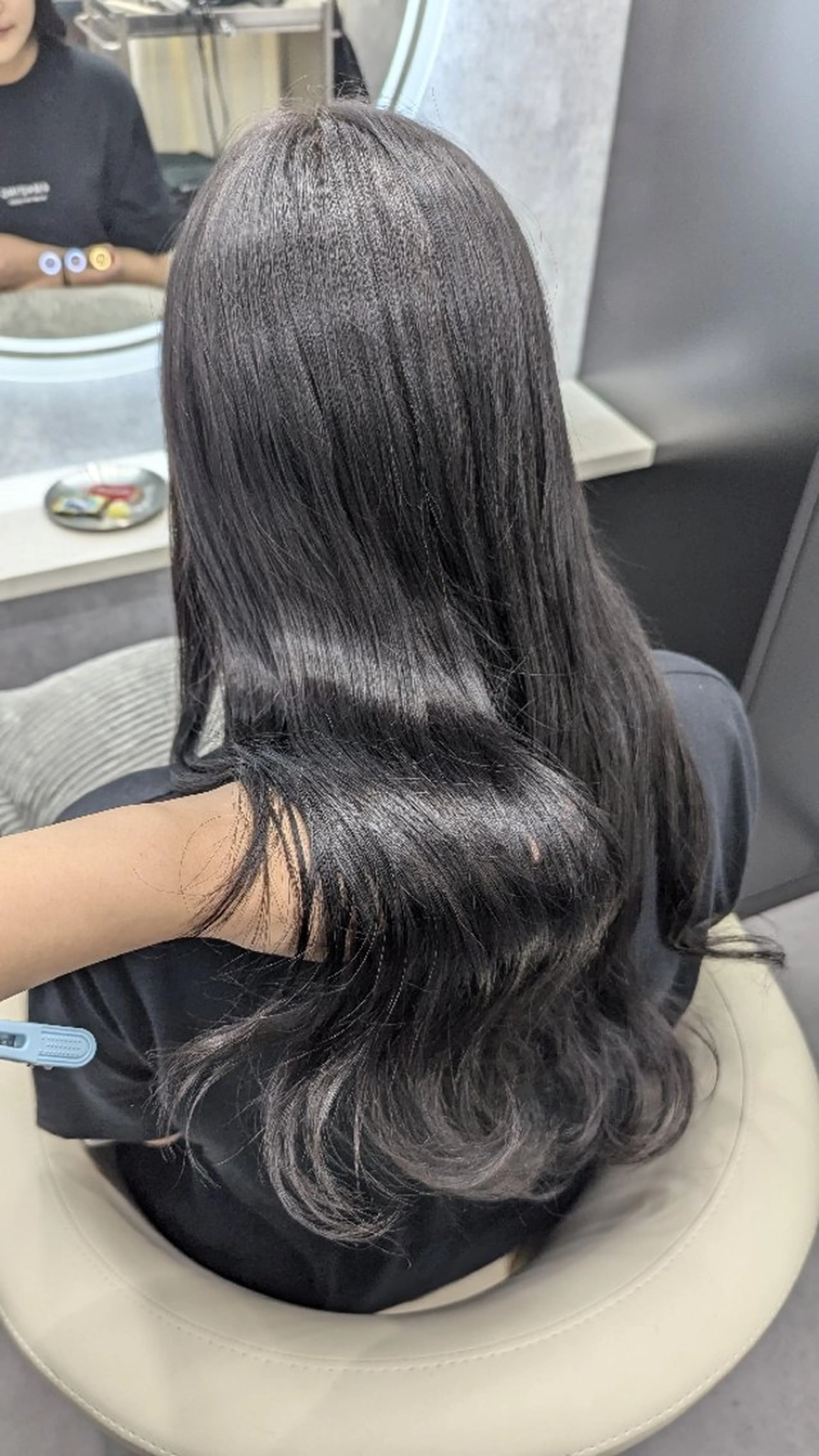 ロング カラー 透明感カラー 🩶MIYU🩶 うるつやカラー୨୧のヘアスタイル
