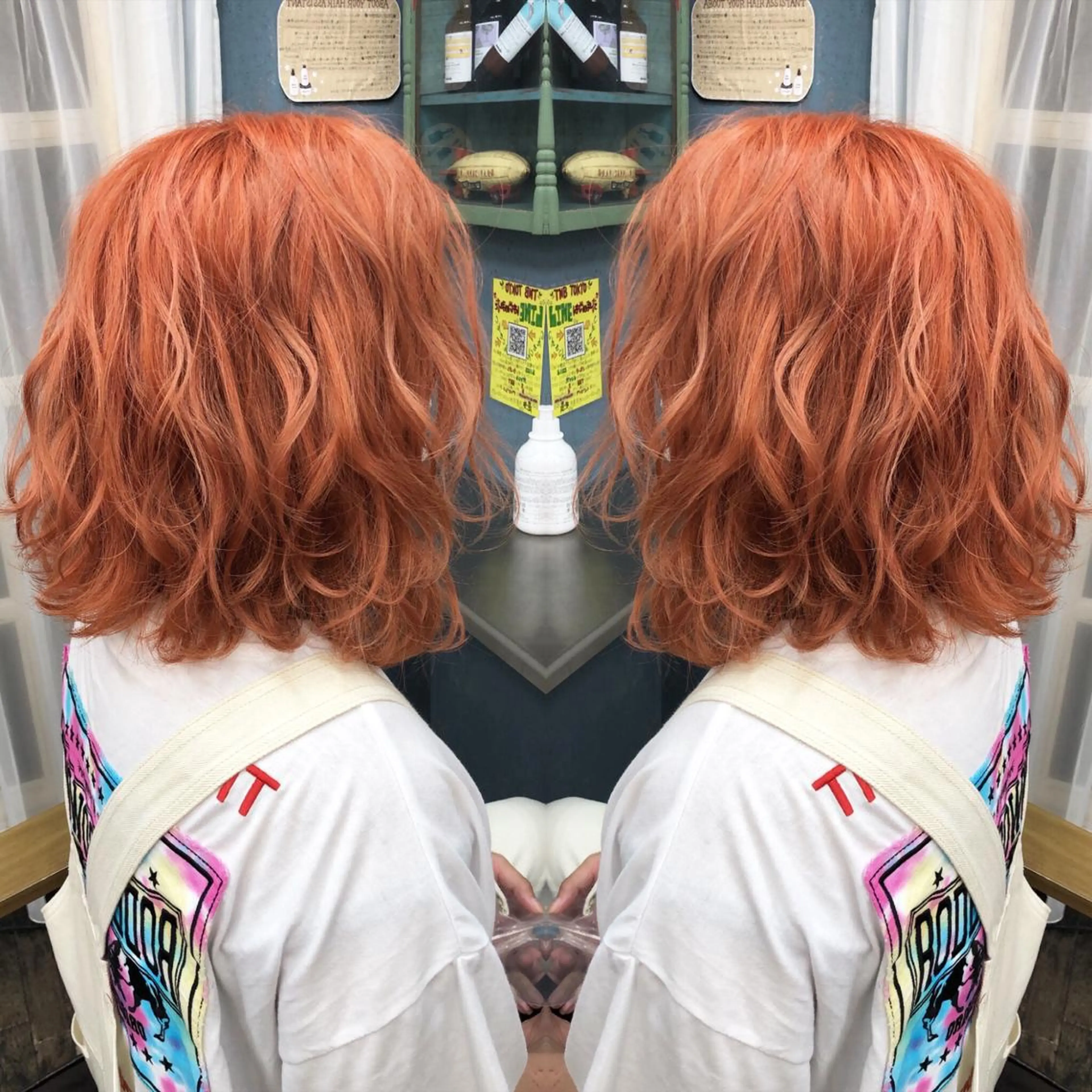 ミディアム カラー rollen所属・美魔女 美容師NAOのヘアスタイル