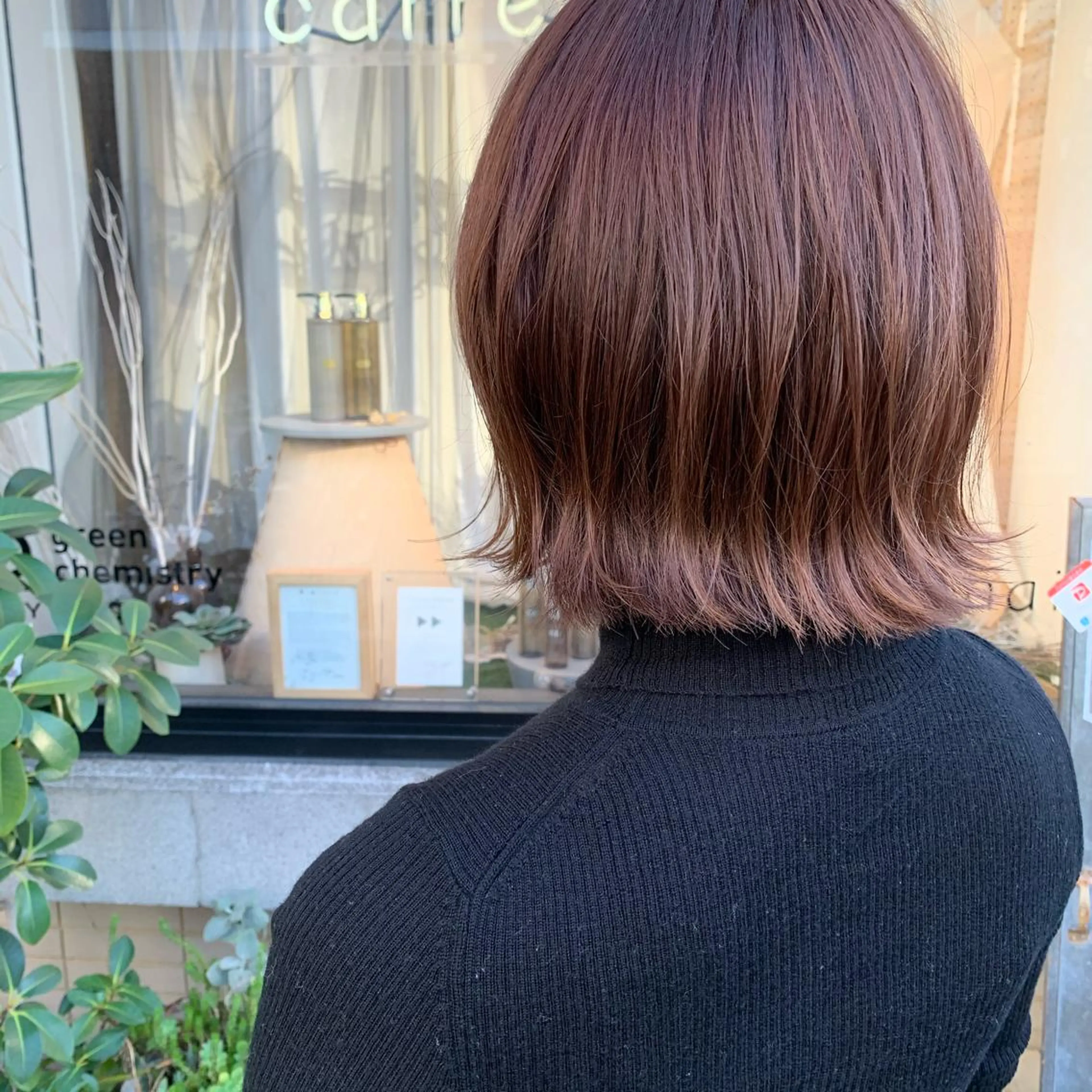 ショート 艶髪color💎髪 質改善ストレート大吉のヘアスタイル