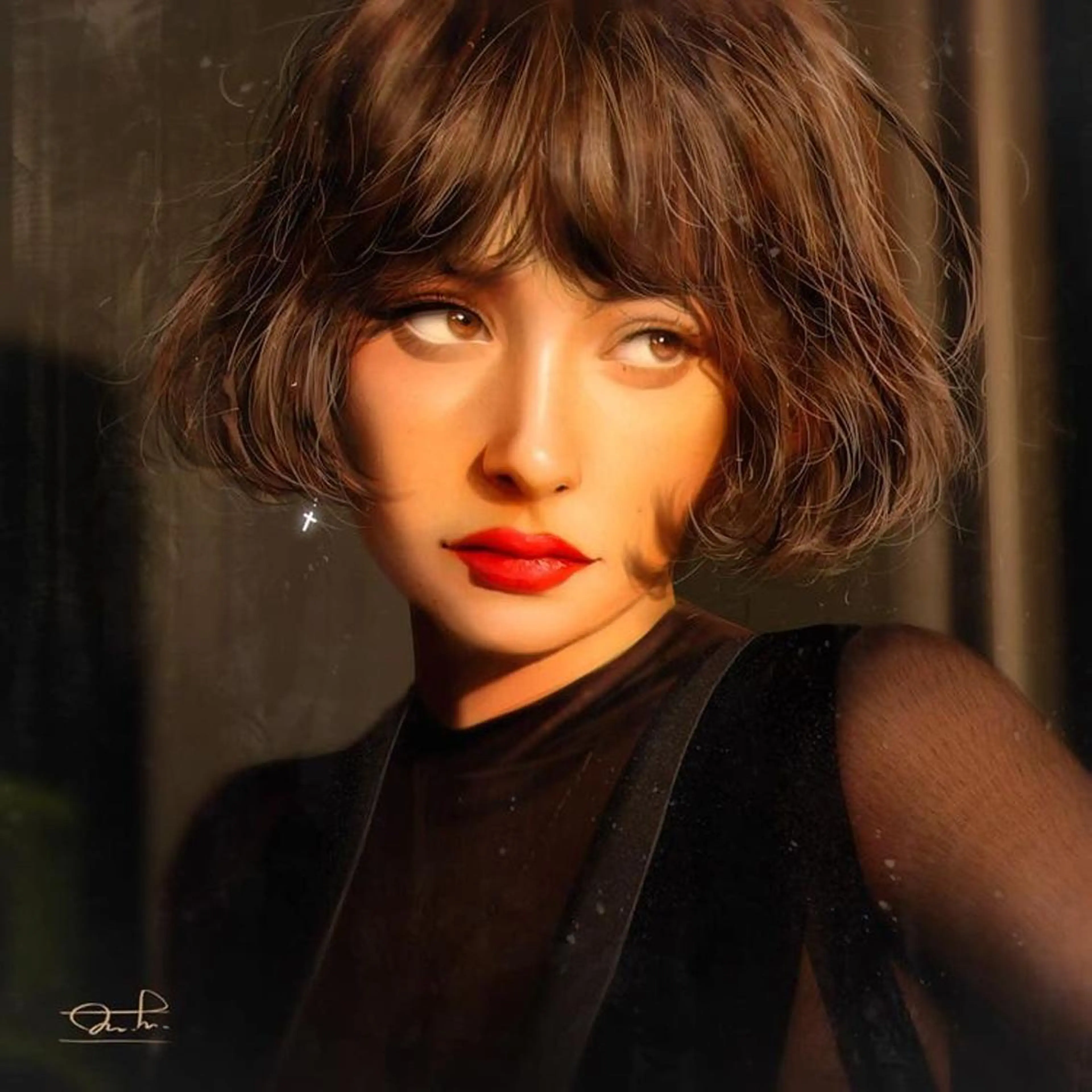 ショート Leverage New York所属・小滝 楓のヘアスタイル