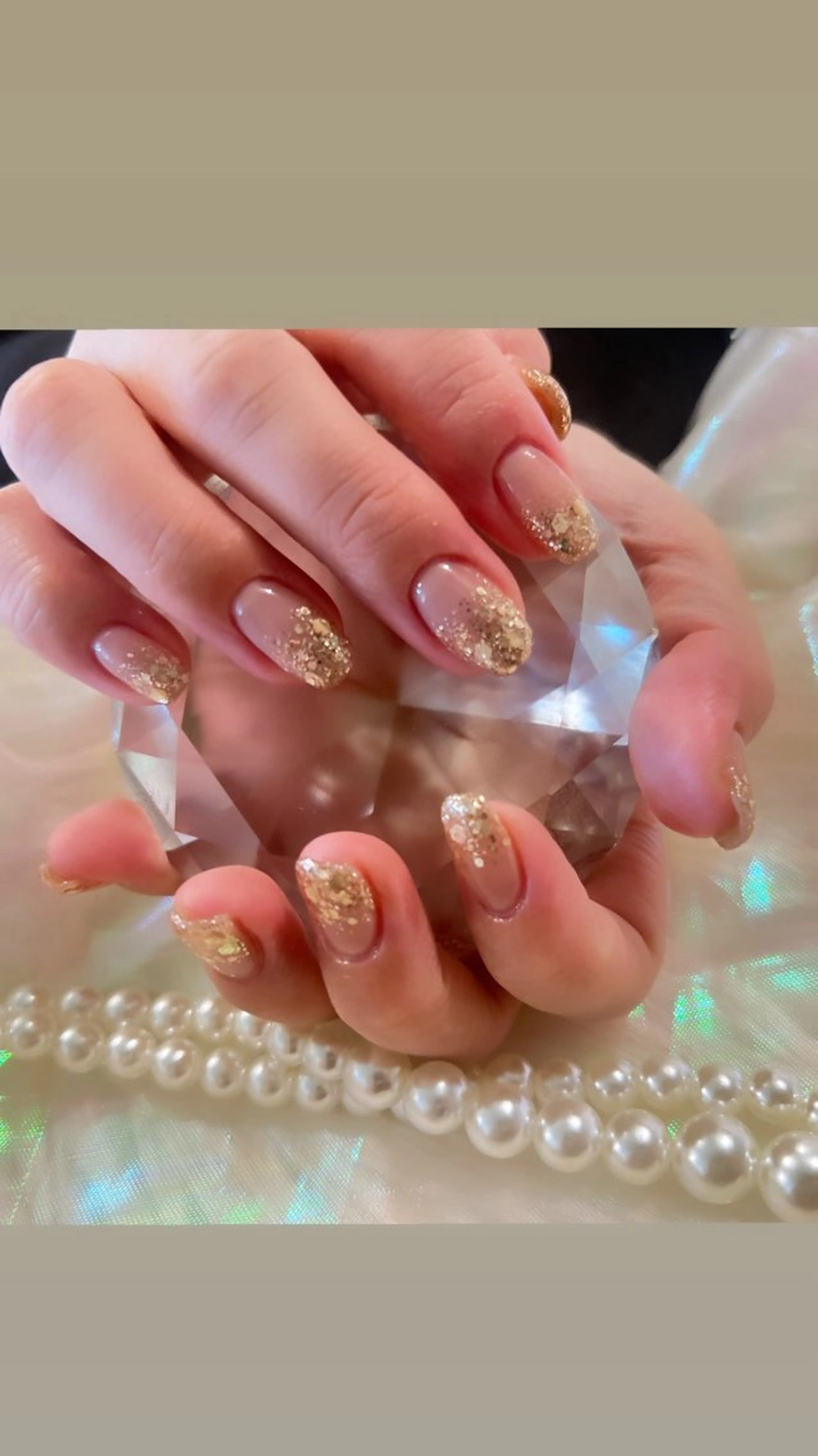 ネイル ラメ(グリッター) ラメグラデーション 88-nail. MAKIのネイルデザイン