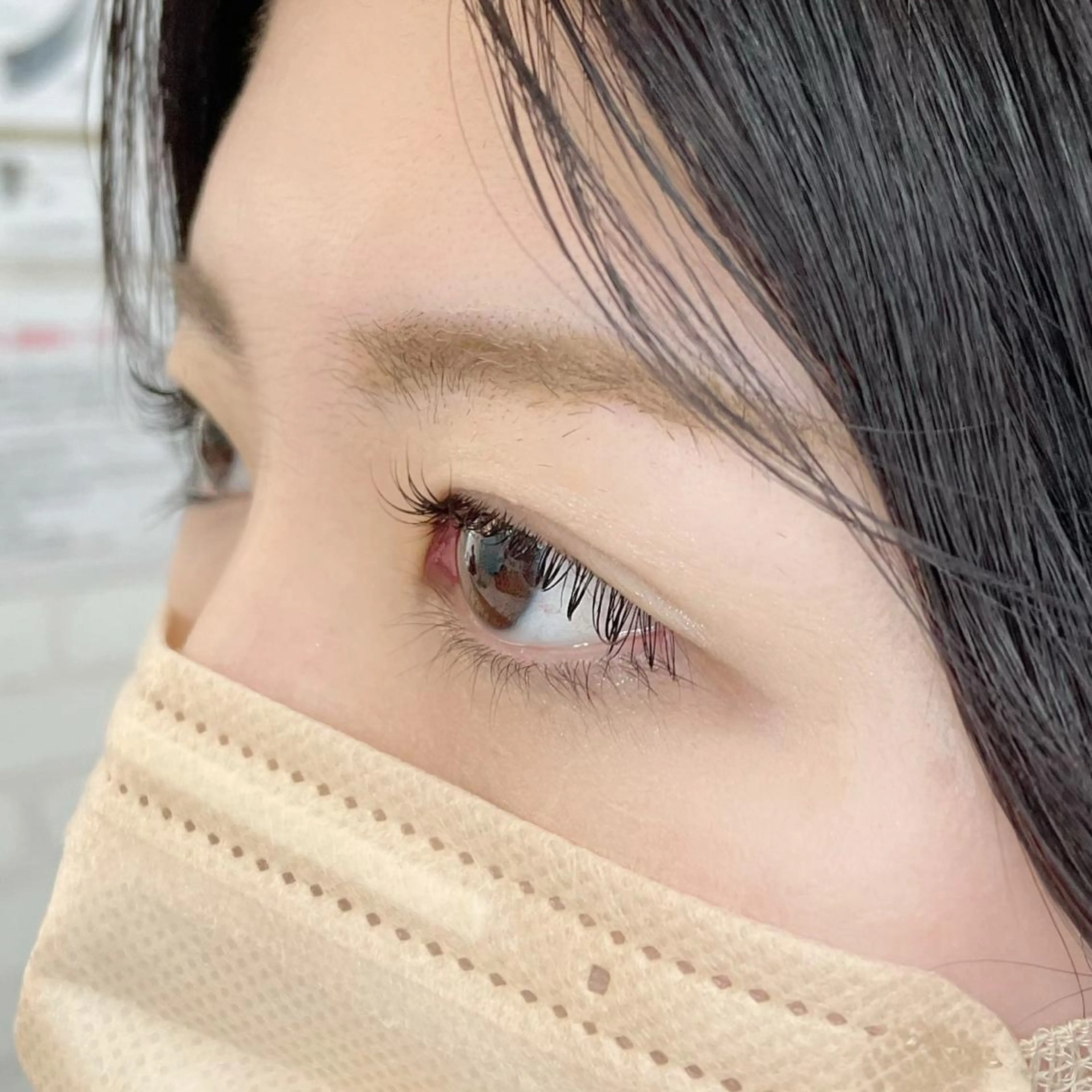 ロング カラー パーマ ヘアアレンジ メンズ キッズ ネイル マツエク・マツパ メンズパーマ 一重×まつ毛パーマ マツパ yukana 🎀のマツエク・マツパデザイン