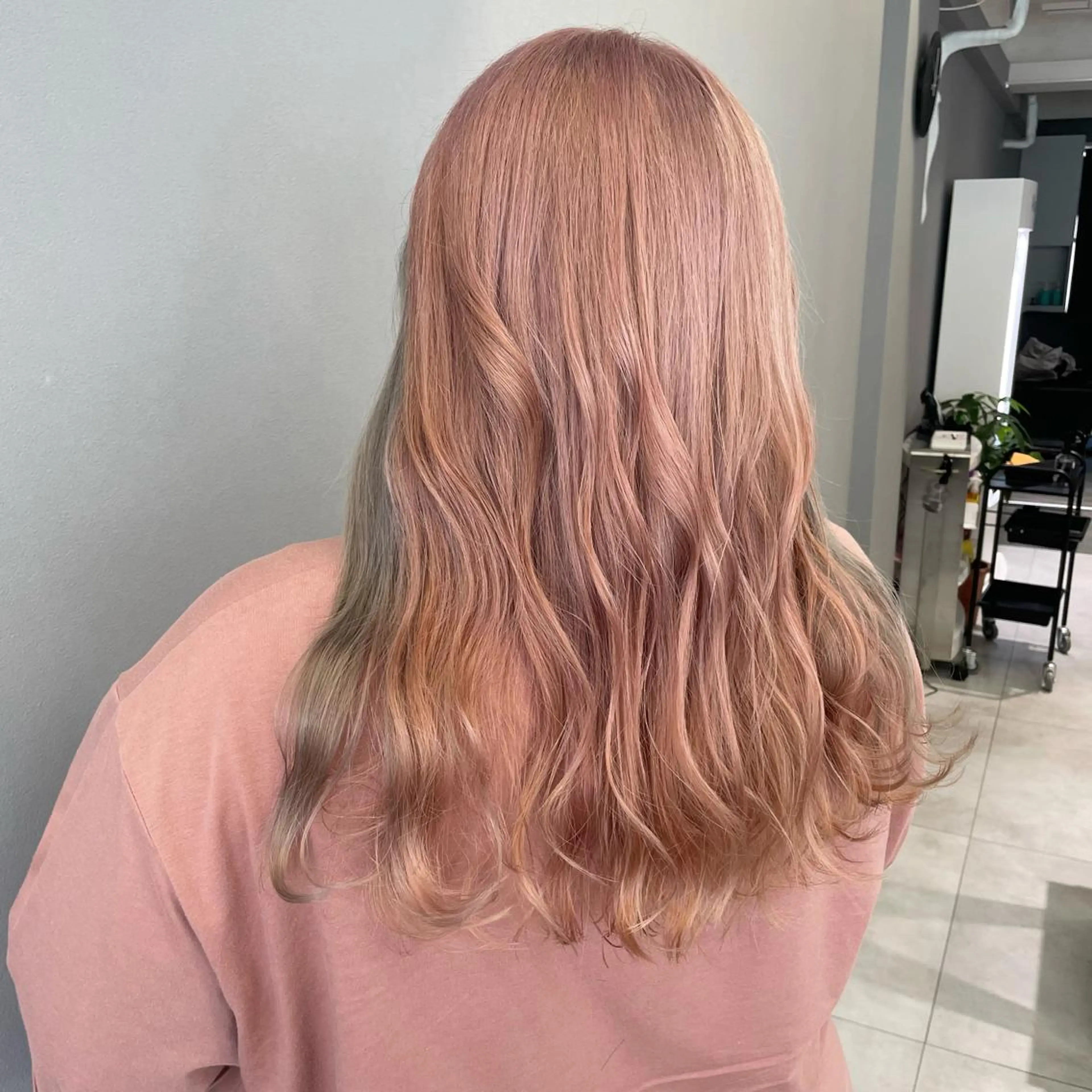 ロング カラー ヘアカラー ate.心斎橋 RYUKAのヘアスタイル
