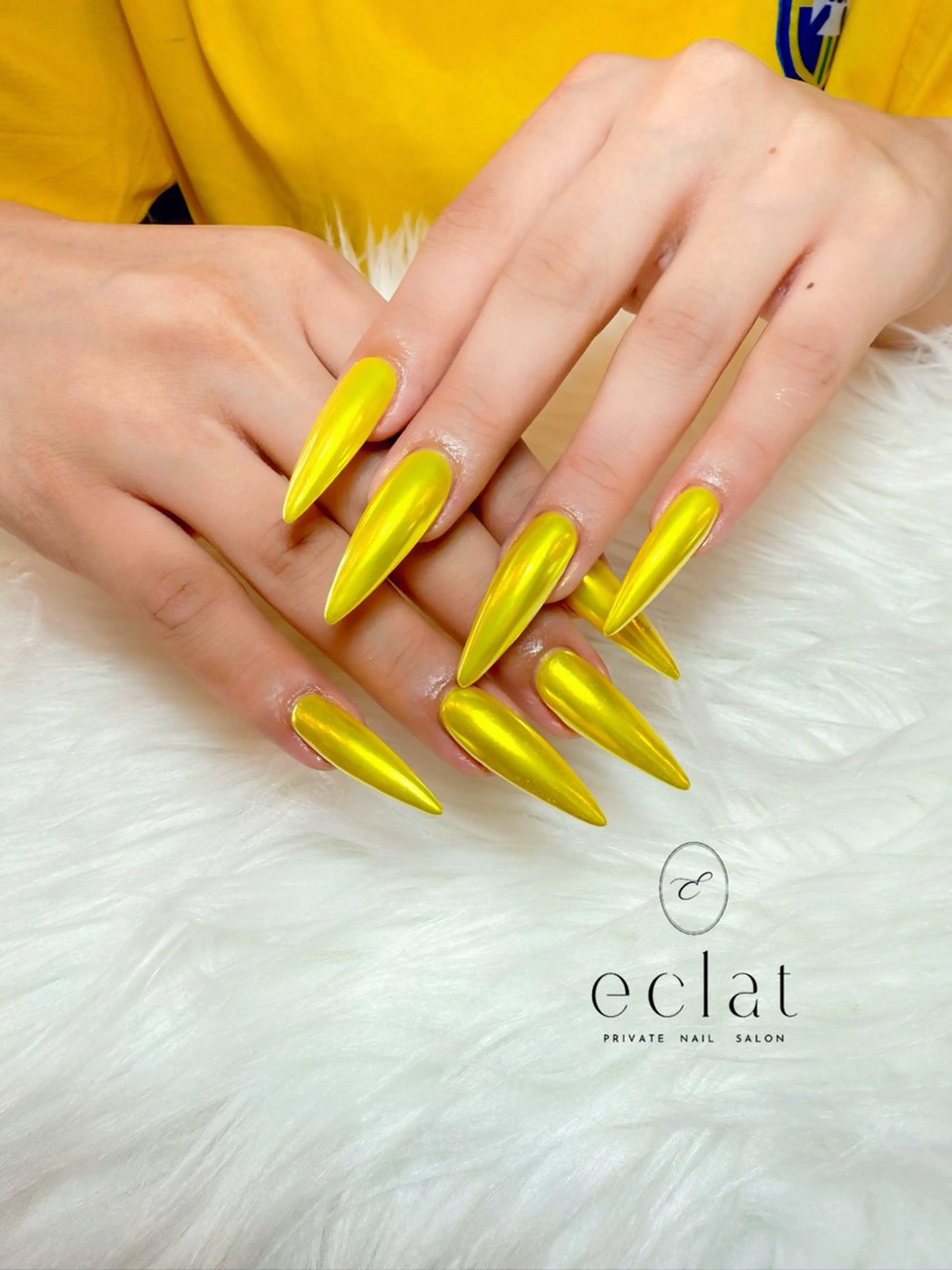 ロング eclat.nail エクラネイルのネイルデザイン