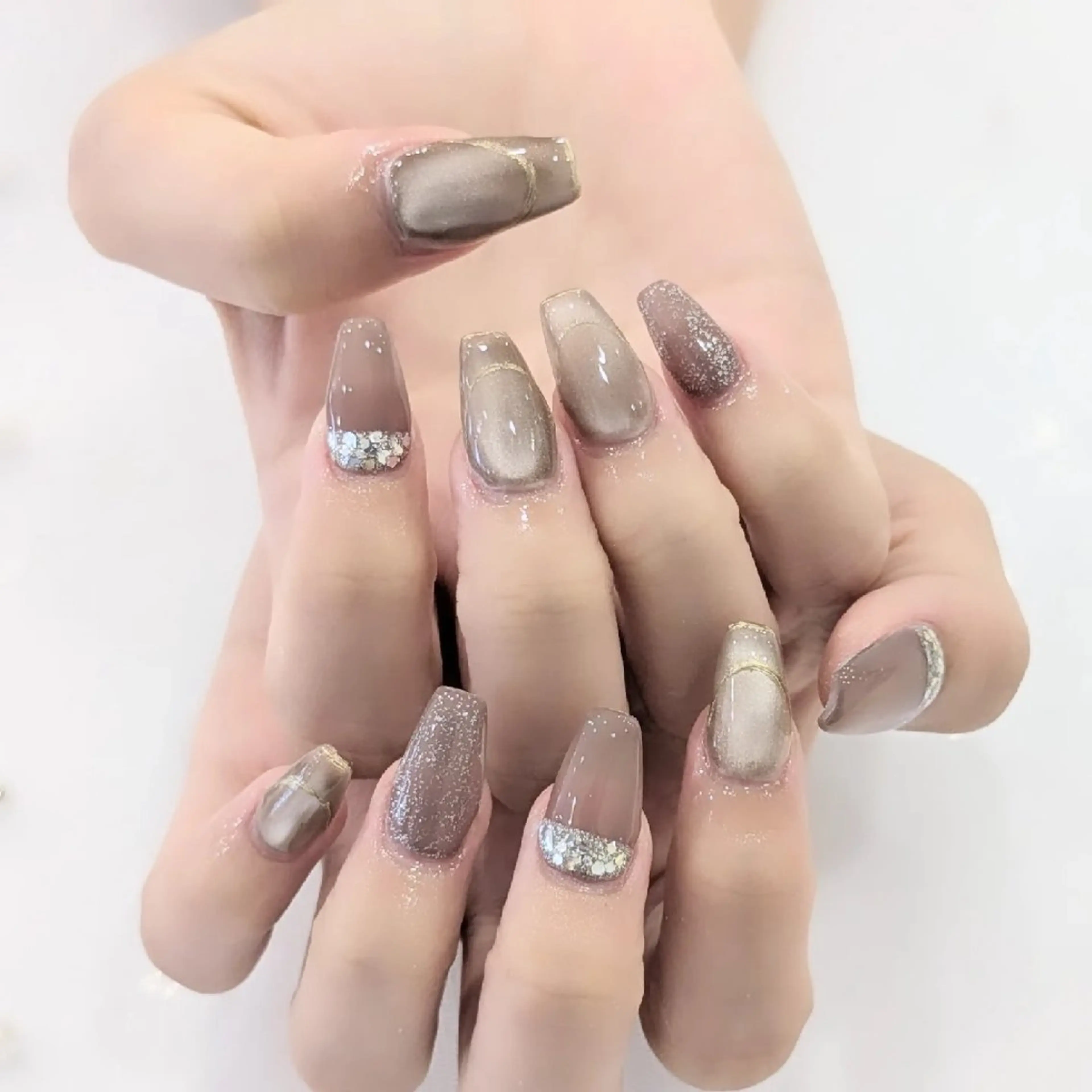 ネイル スカルプネイル Lily nail 船橋 yuki🍒のネイルデザイン