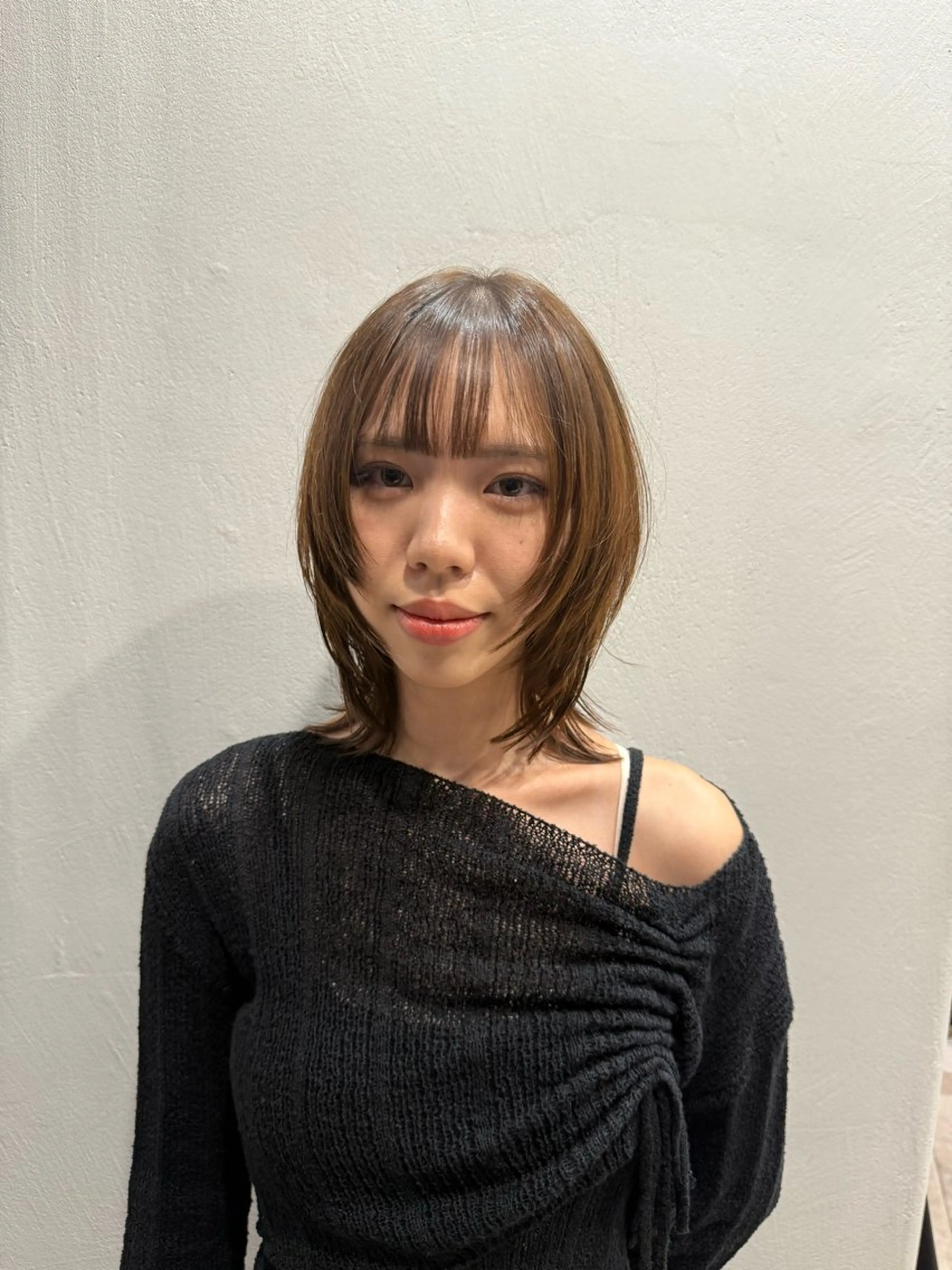 レイヤーカット+ケアカラー+シルクトリートメント‎🤍💖の写真