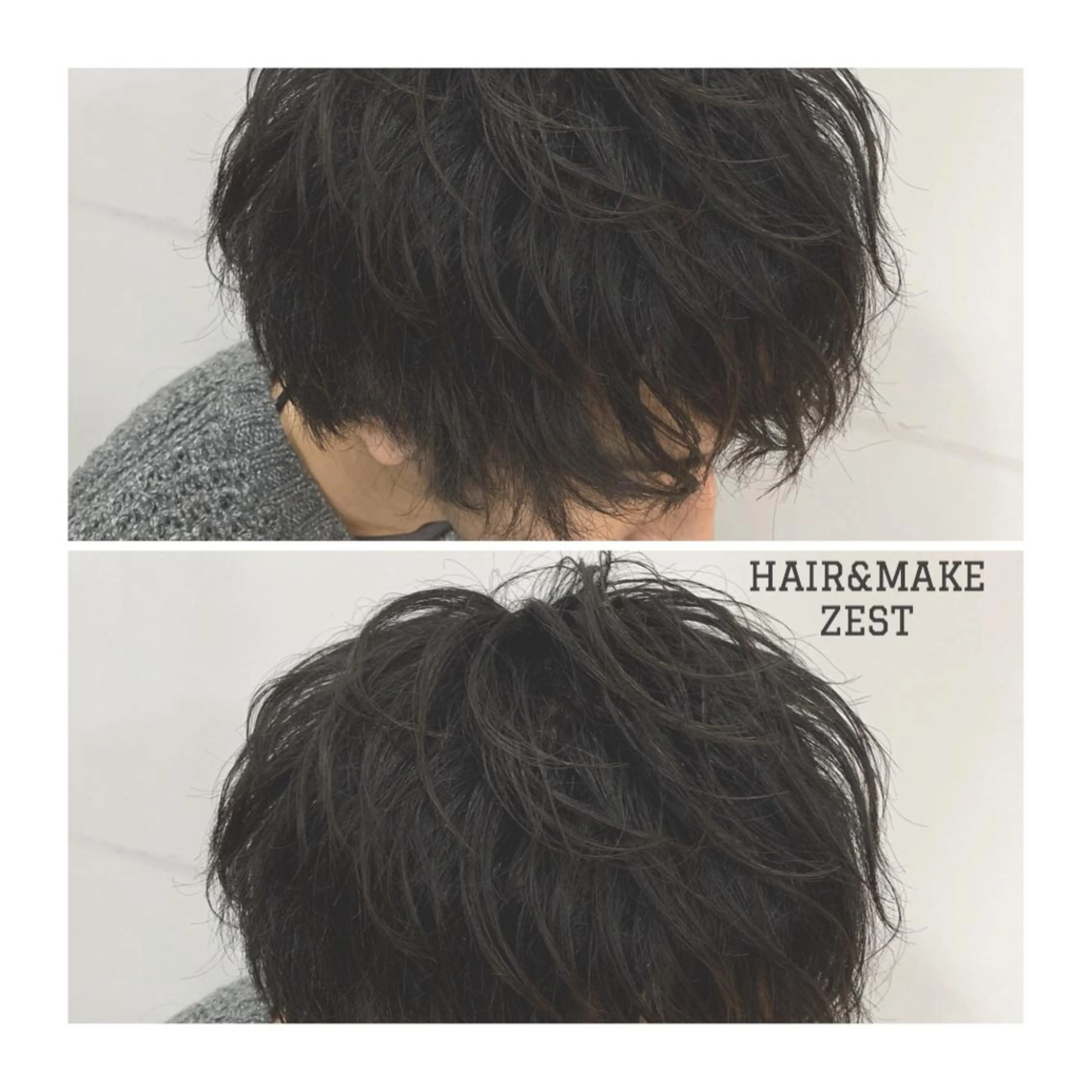 ショート ヘアアレンジ メンズ カット ヘアセット ange☞ soutaのヘアスタイル