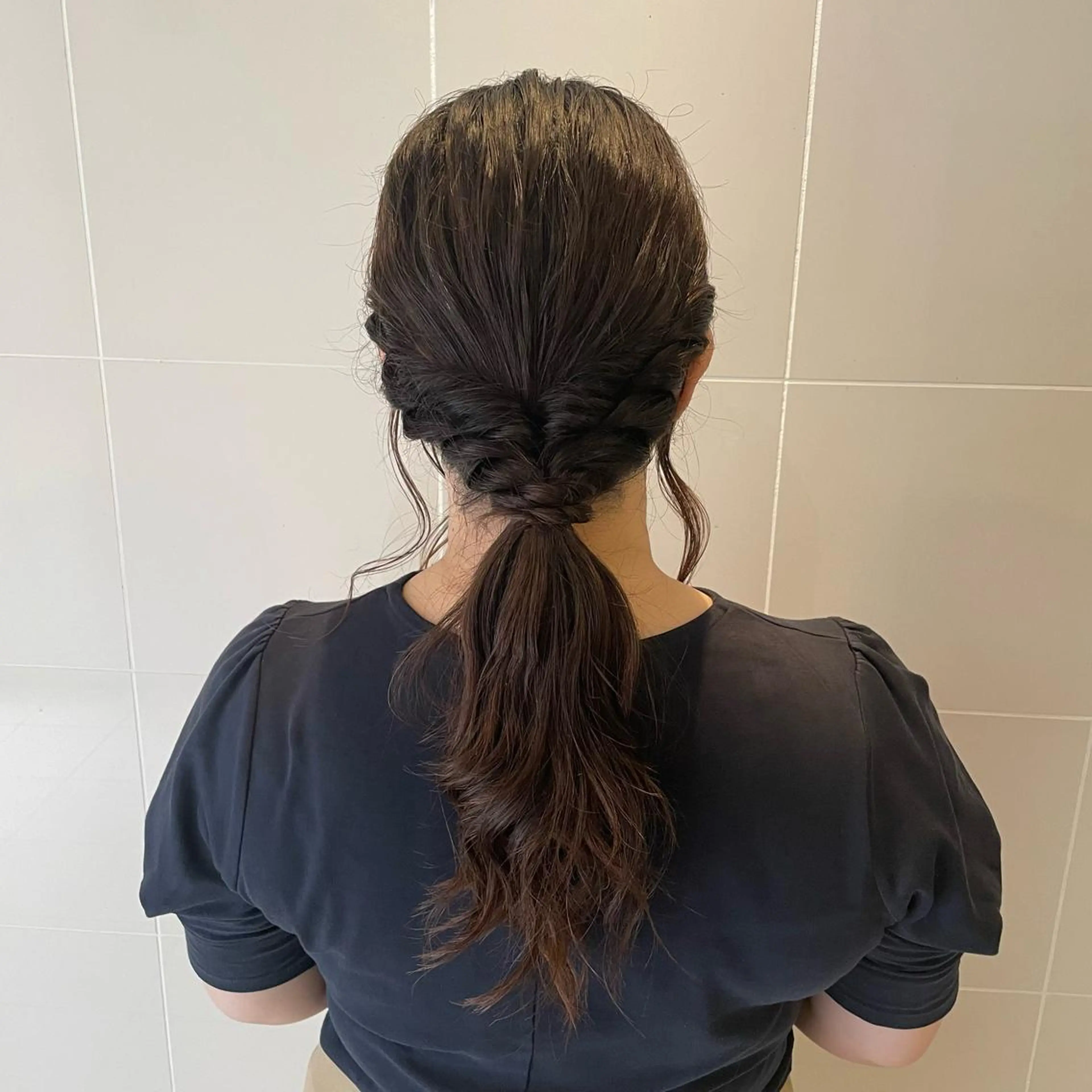 ロング ヘアアレンジ ポニーテール ヘアセット T Ayaのヘアスタイル