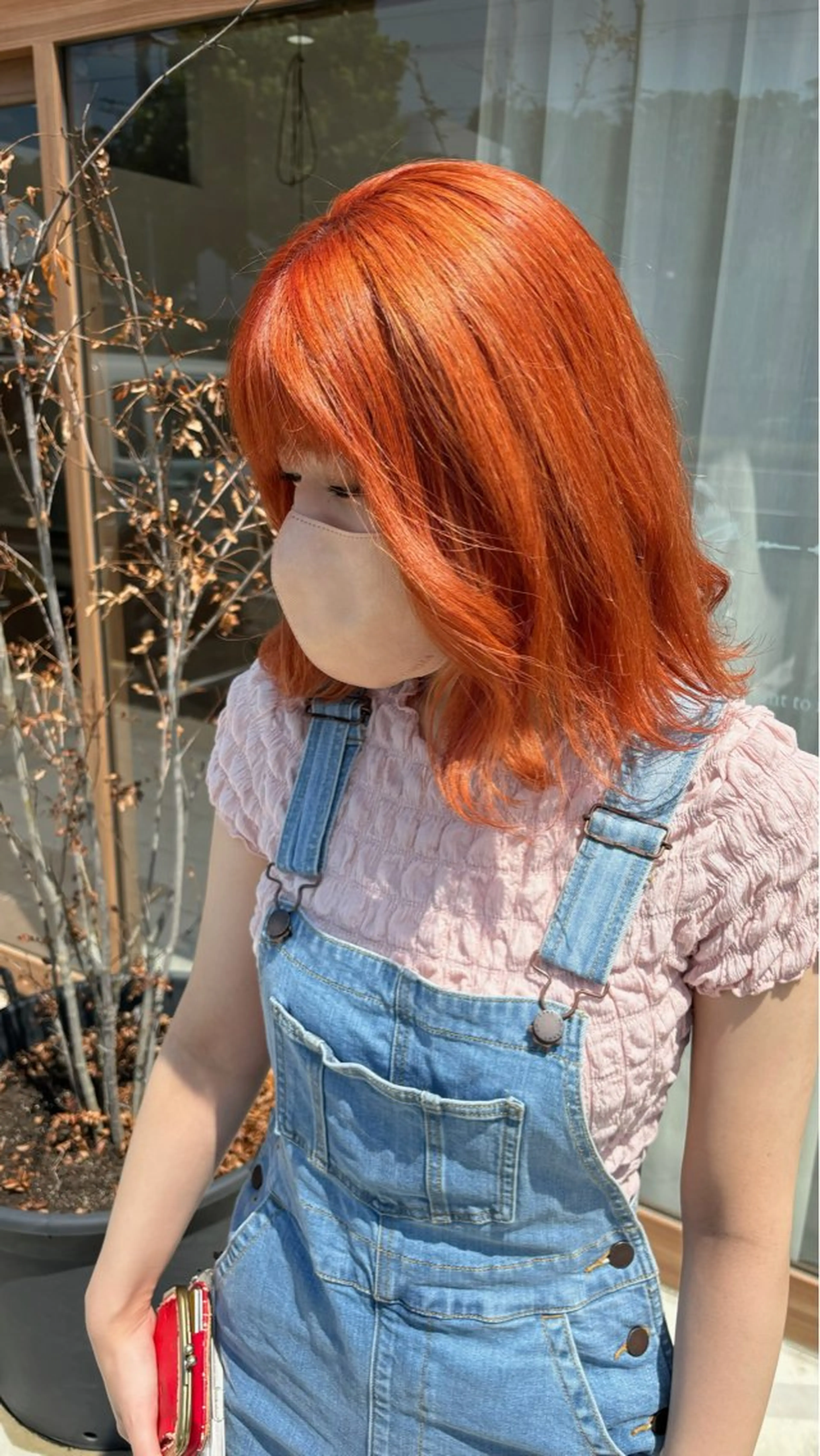 カラー ヘアカラー 能勢 莉里花のヘアスタイル