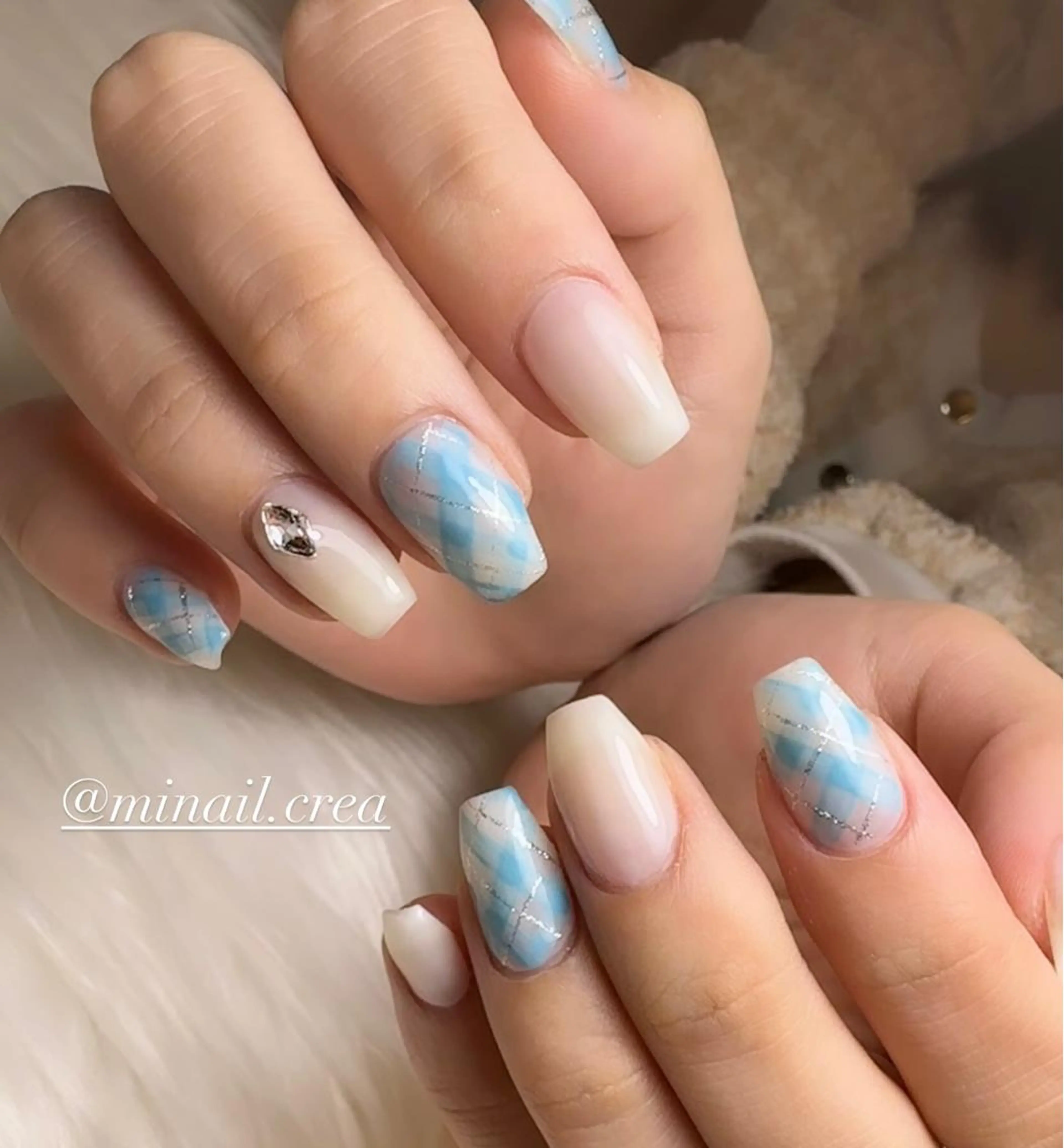 ネイル ジェルネイル ワンカラーネイル スカルプネイル ホワイト ハンドネイル CRéA　-private nailsalon-所属・CReA nailのネイルデザイン