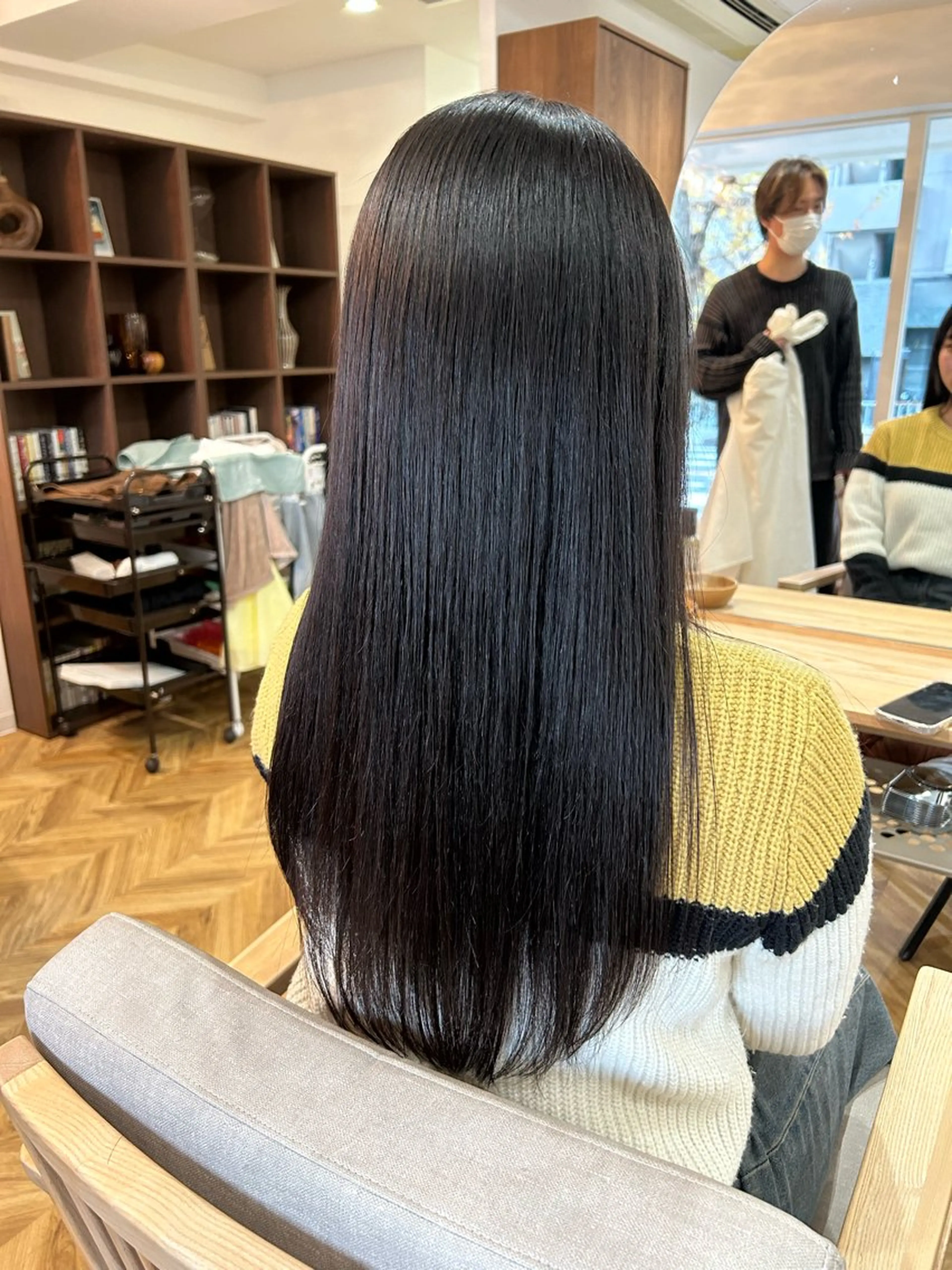 ロング カット 縮毛矯正 櫻井園子🌸 久屋大通/高岳のヘアスタイル