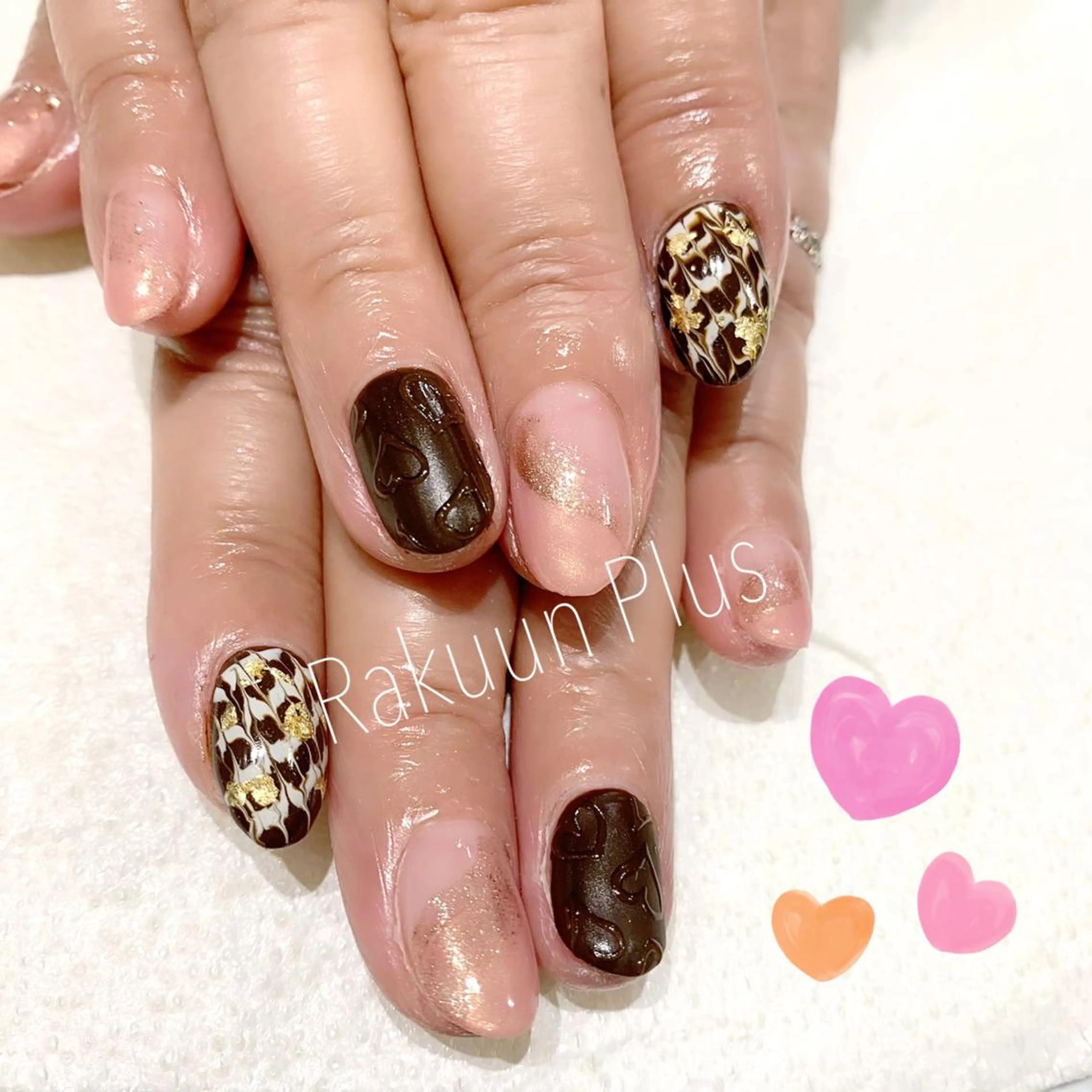 ネイル バレンタイン 🌼Rakuun🌼 ミナのネイルデザイン
