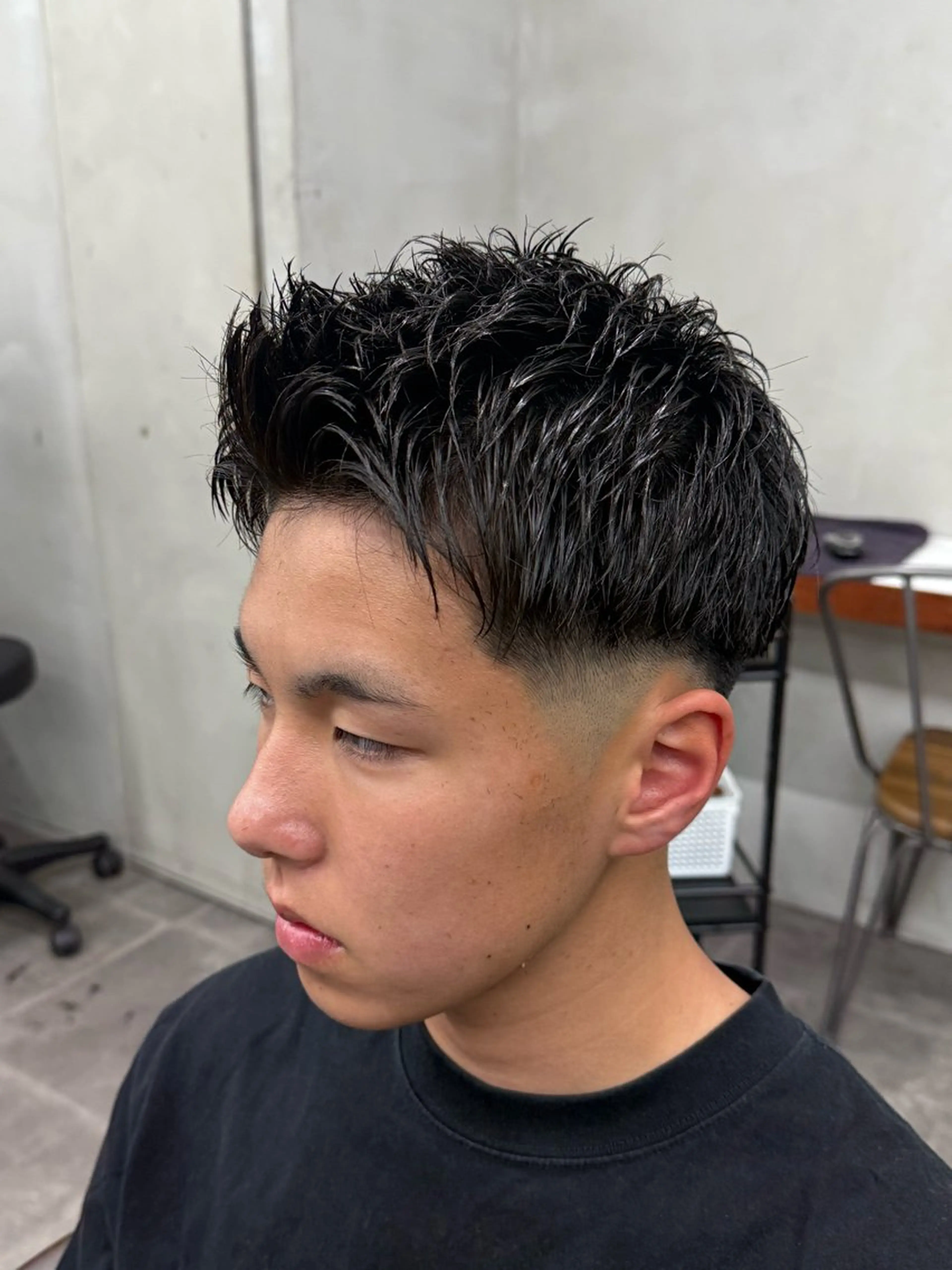 ショート メンズ 豊崎 佑輔のヘアスタイル