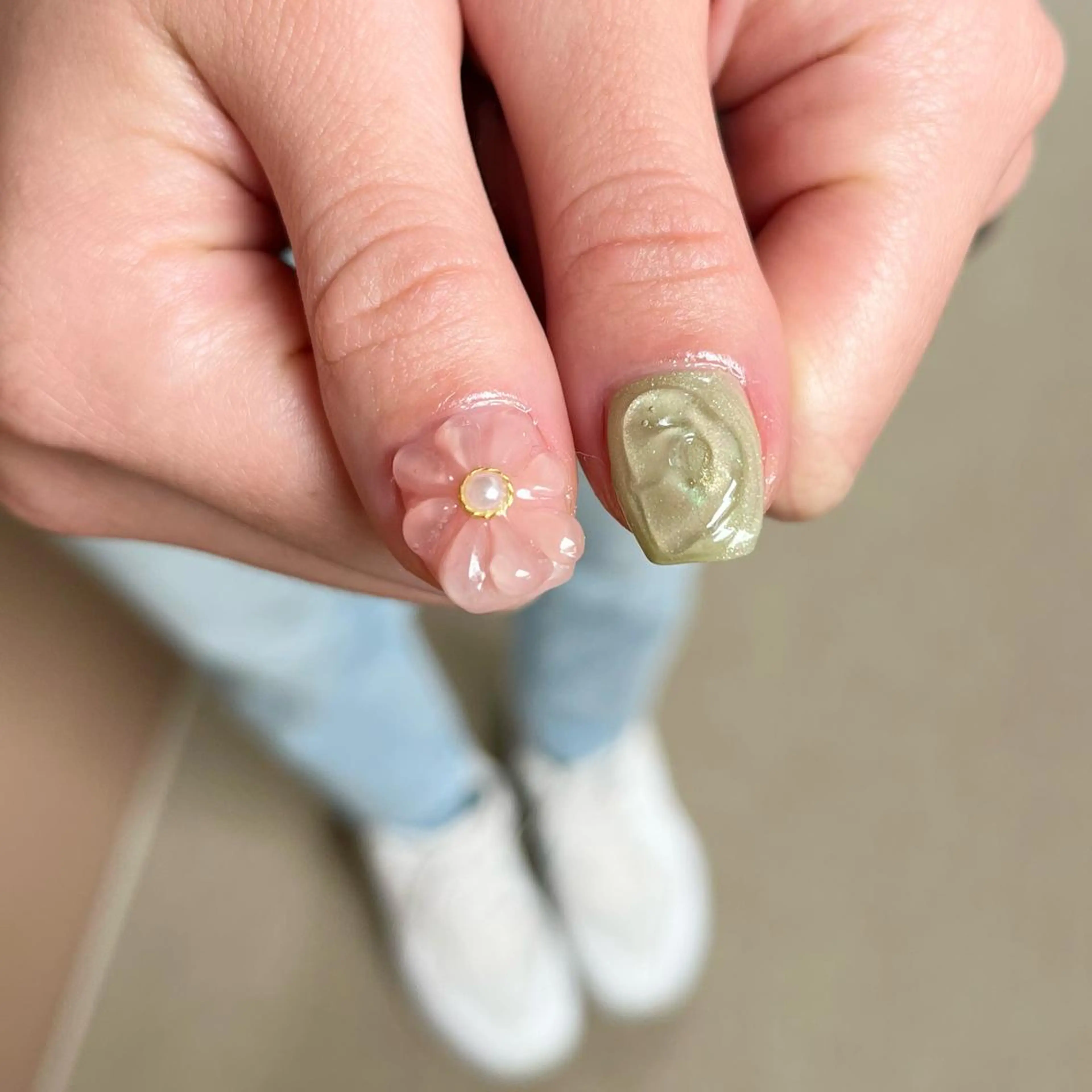 ネイル 春ネイル ハンドネイル nail salon O (en)所属・vegh. nail／阿波座のネイルデザイン