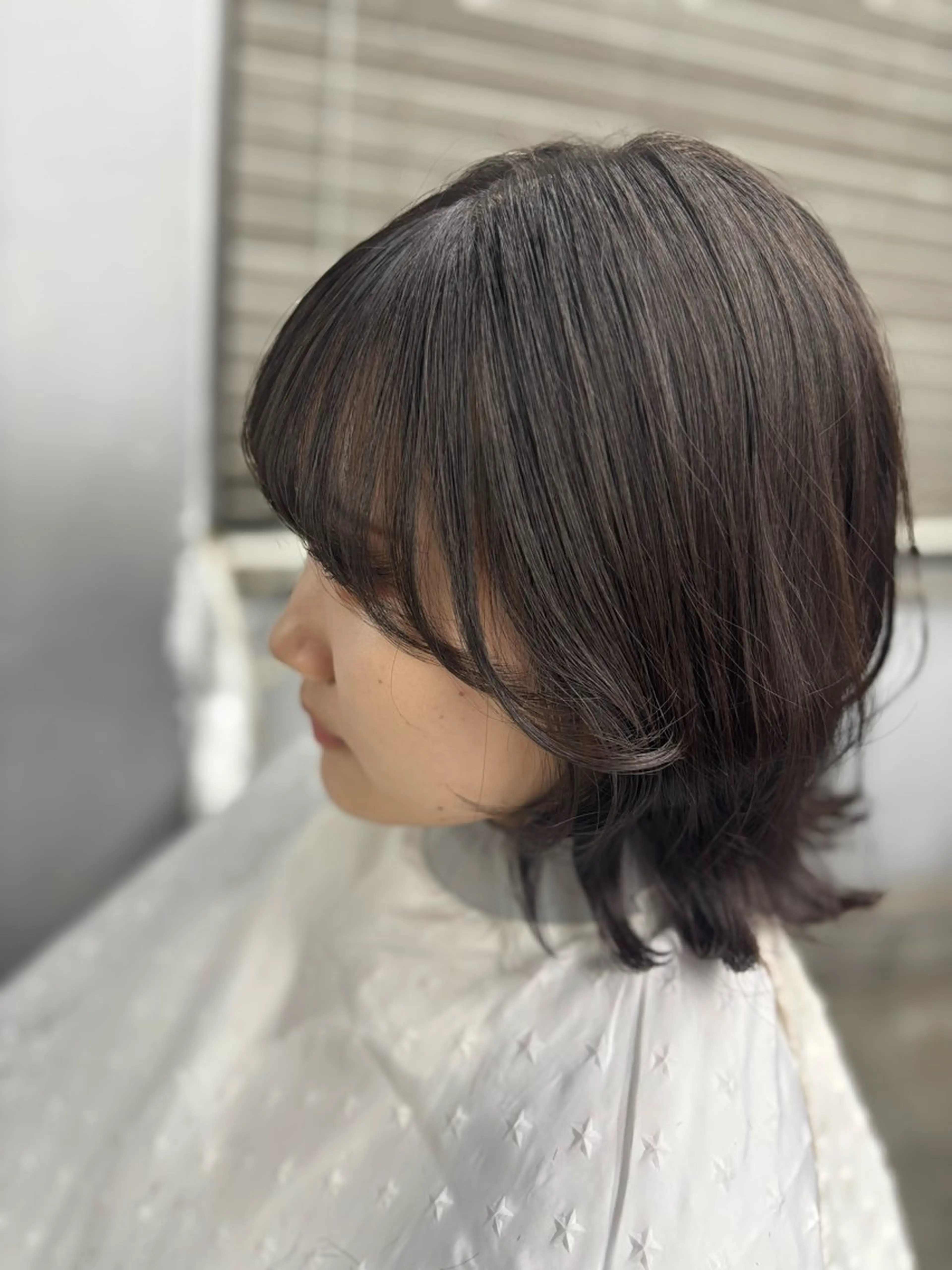 ミディアム カット トリートメント 似合わせカットカラー /髪質改善/高見洋平のヘアスタイル