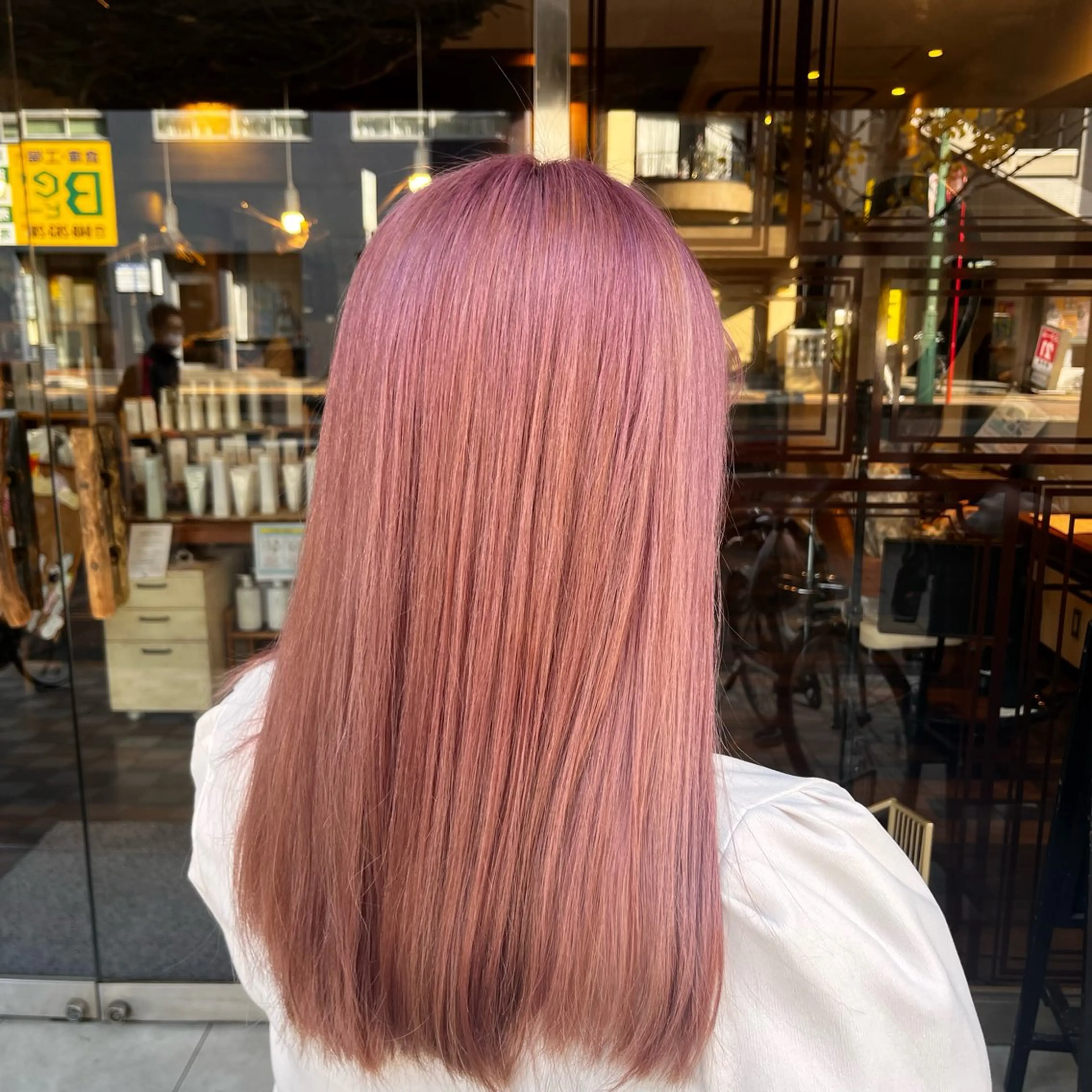 ロング ヘアカラー おくだ　りお /ハイトーンカラーのヘアスタイル