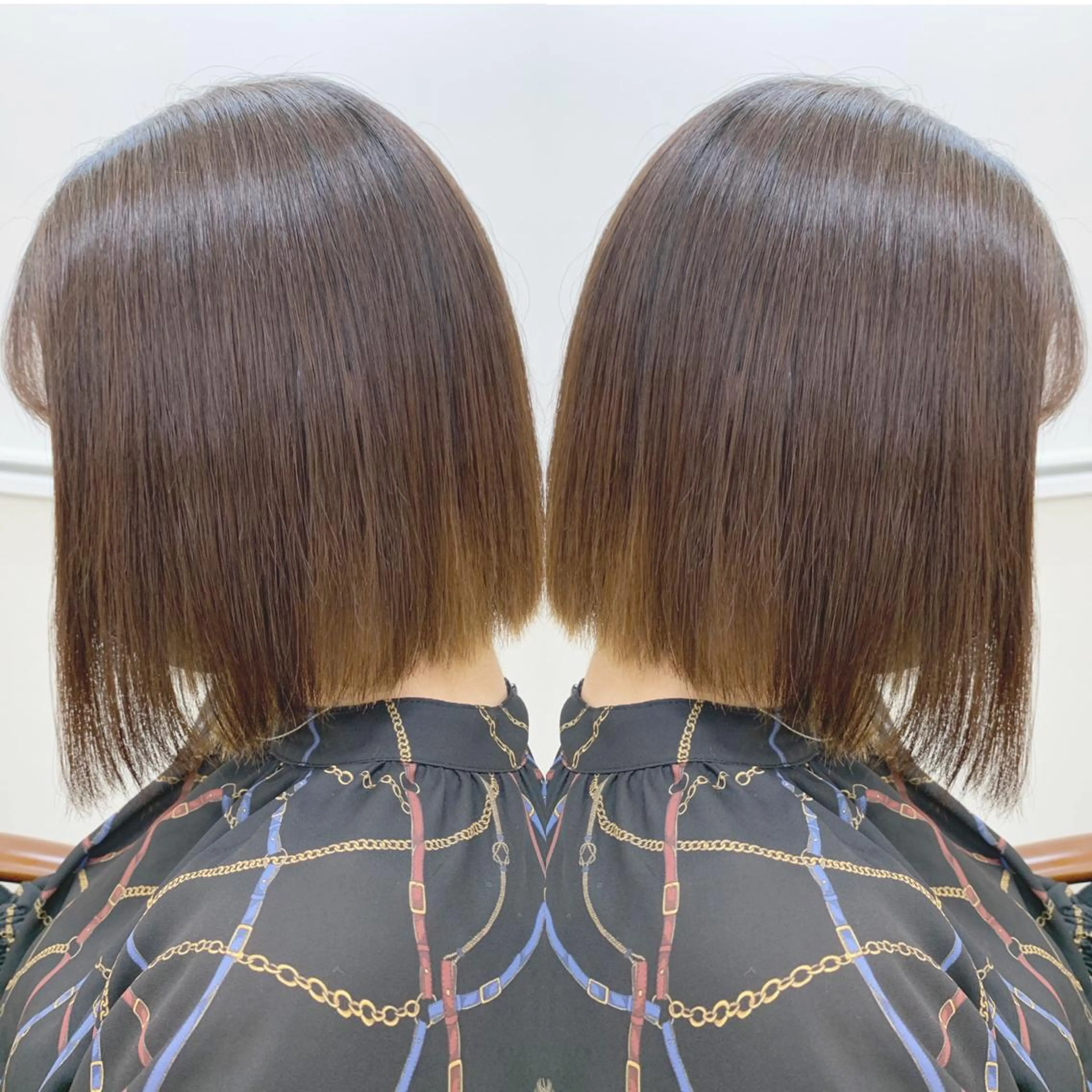 ショート ボブ 髪質改善 カット ヘアカラー 縮毛矯正 トリートメント H所属・H (エイチ) 烏丸御池店のヘアスタイル