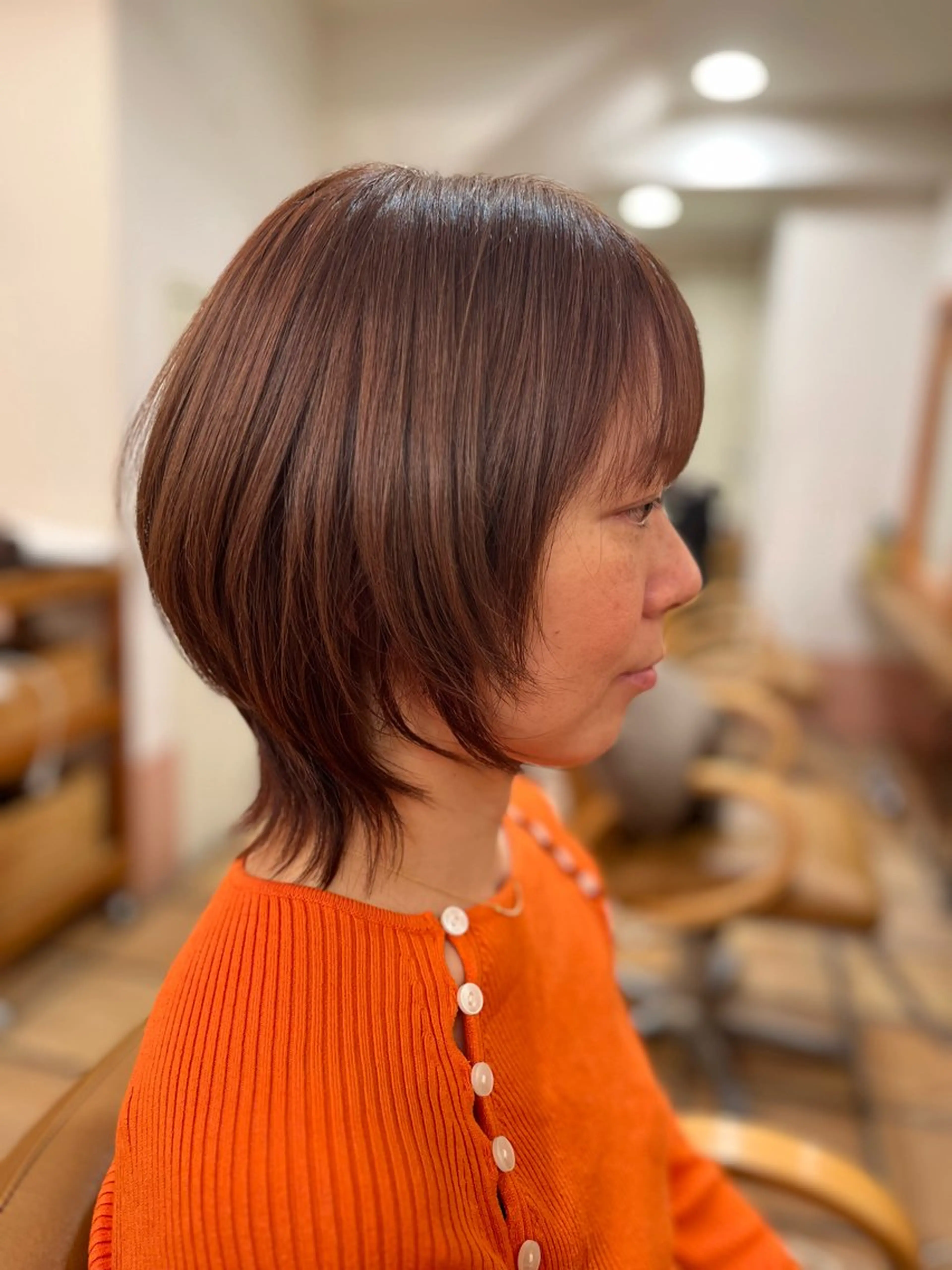 ショート カラー d'ici所属・d’ici六本木 佐藤彩のヘアスタイル