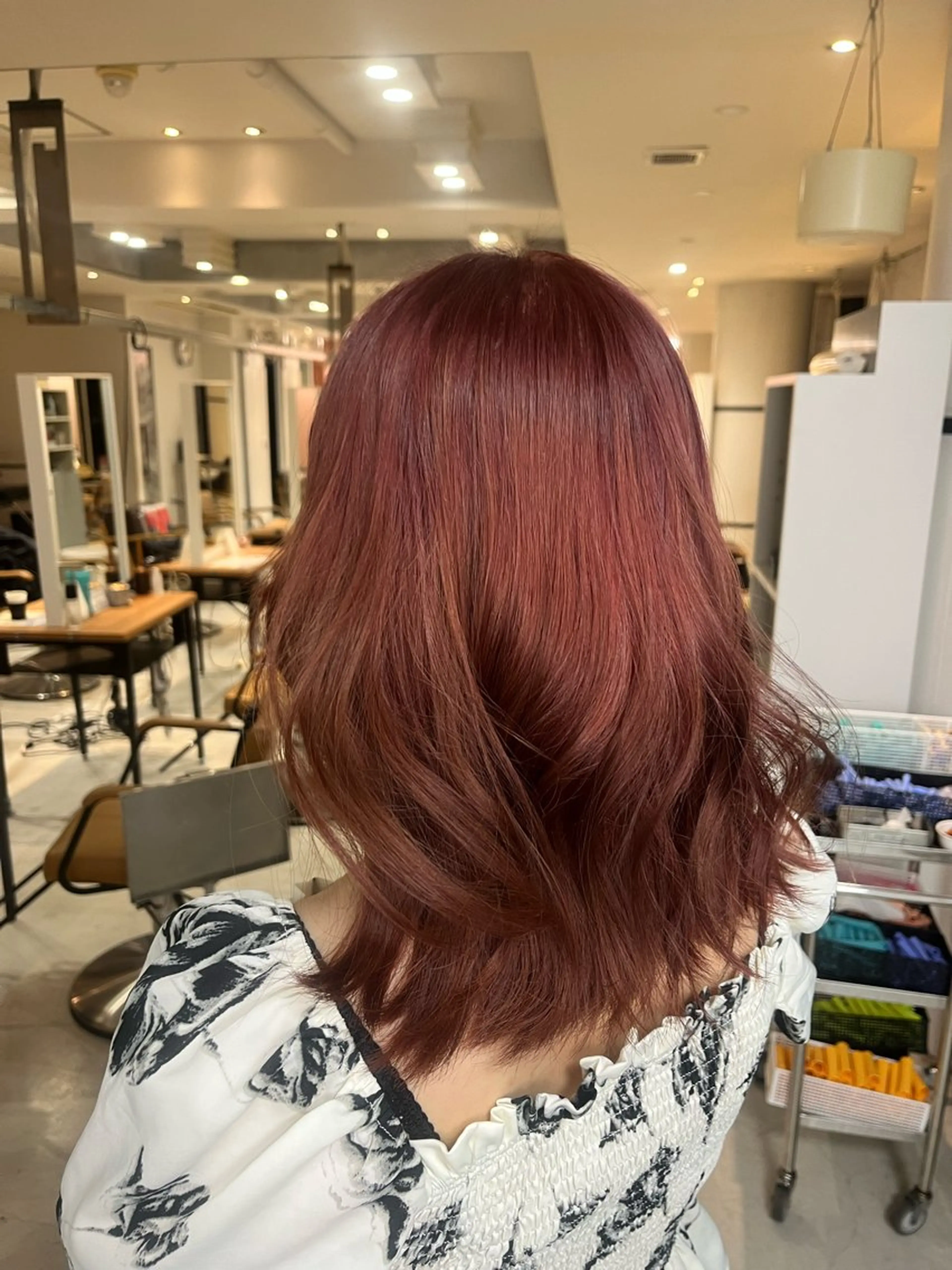 ミディアム カラー lunty難波店所属・💋ギャル髪💋 かづき💖のヘアスタイル