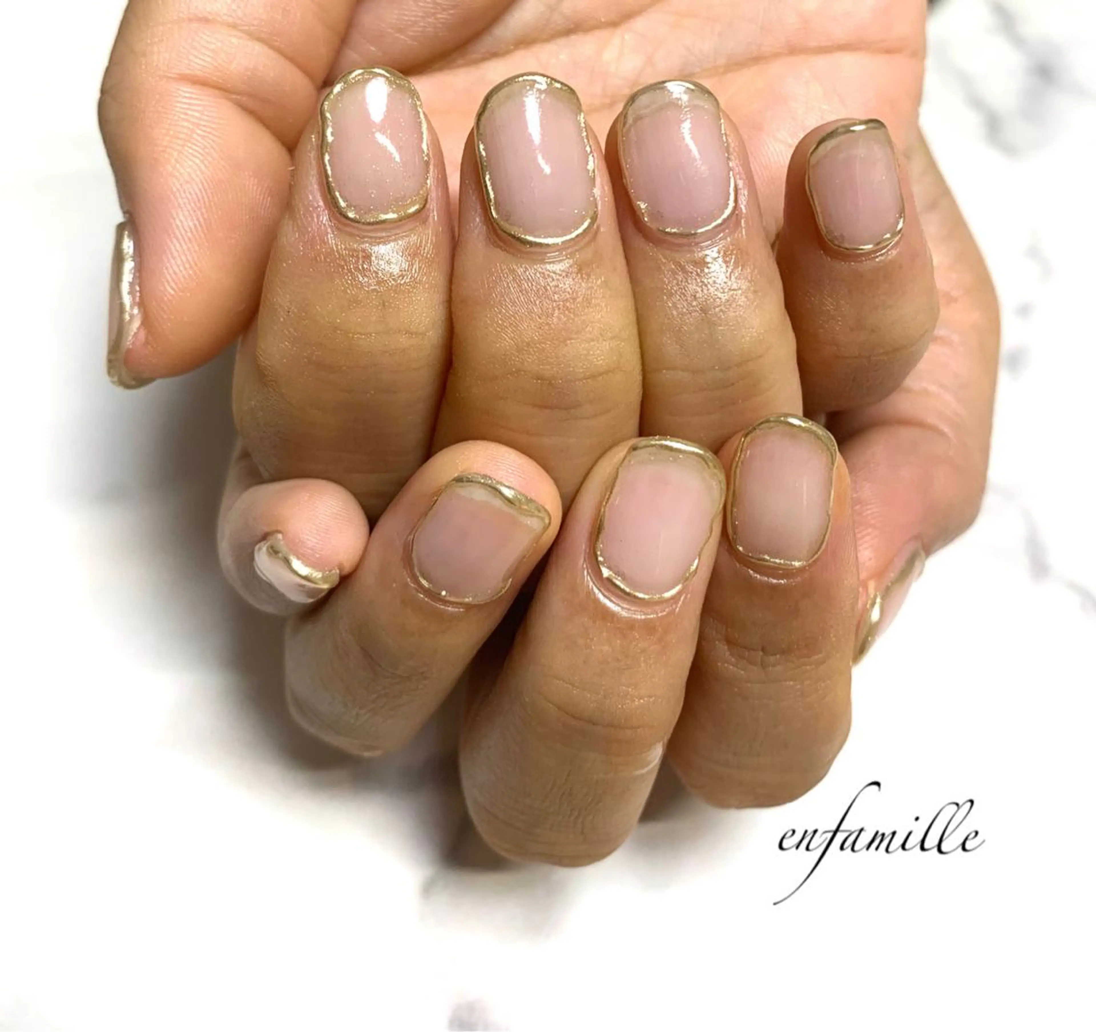 ネイル アートネイル ハンドネイル nail salon en familleのネイルデザイン