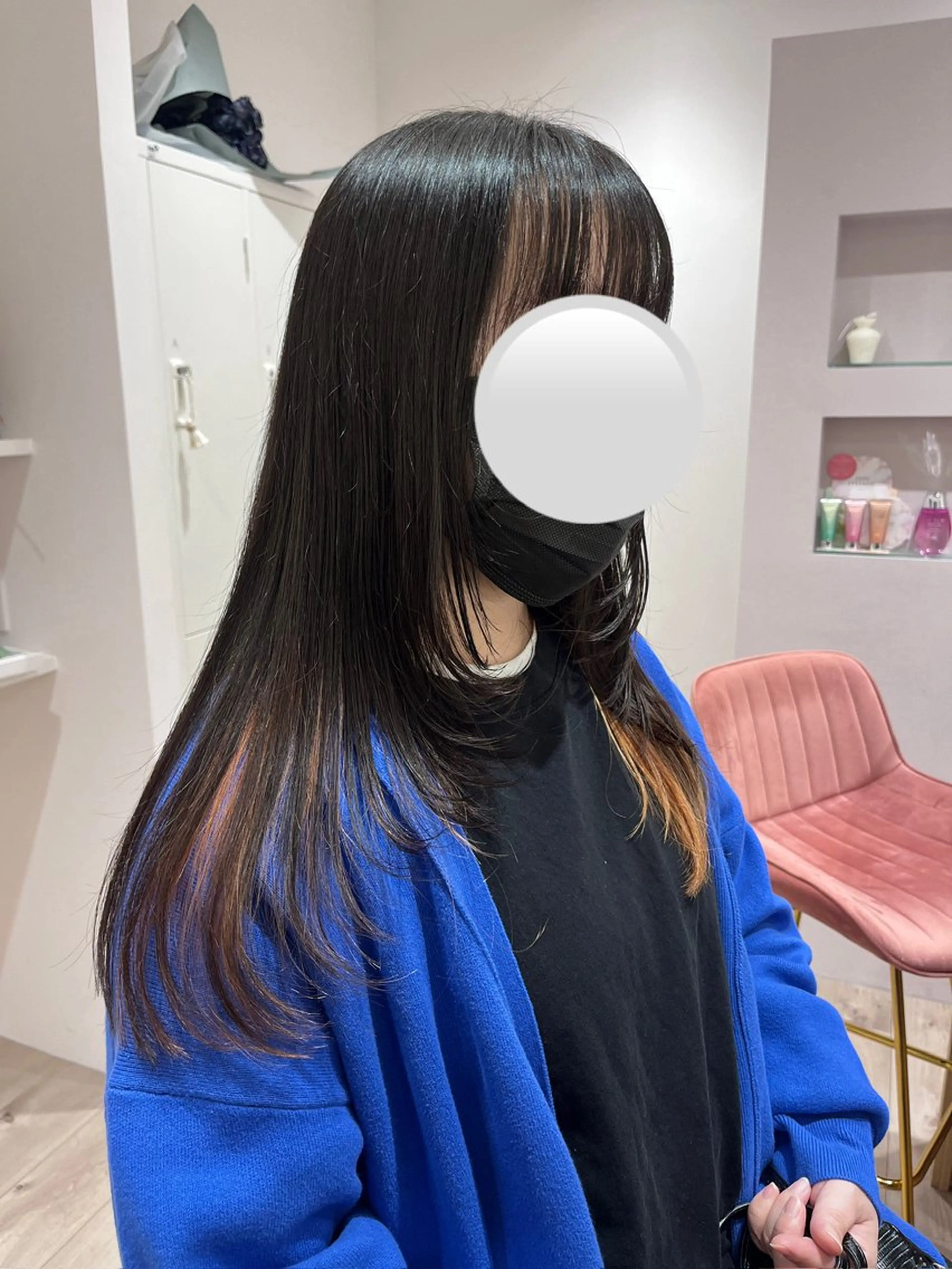ロング レイヤーカット RosierBlue 工藤のヘアスタイル