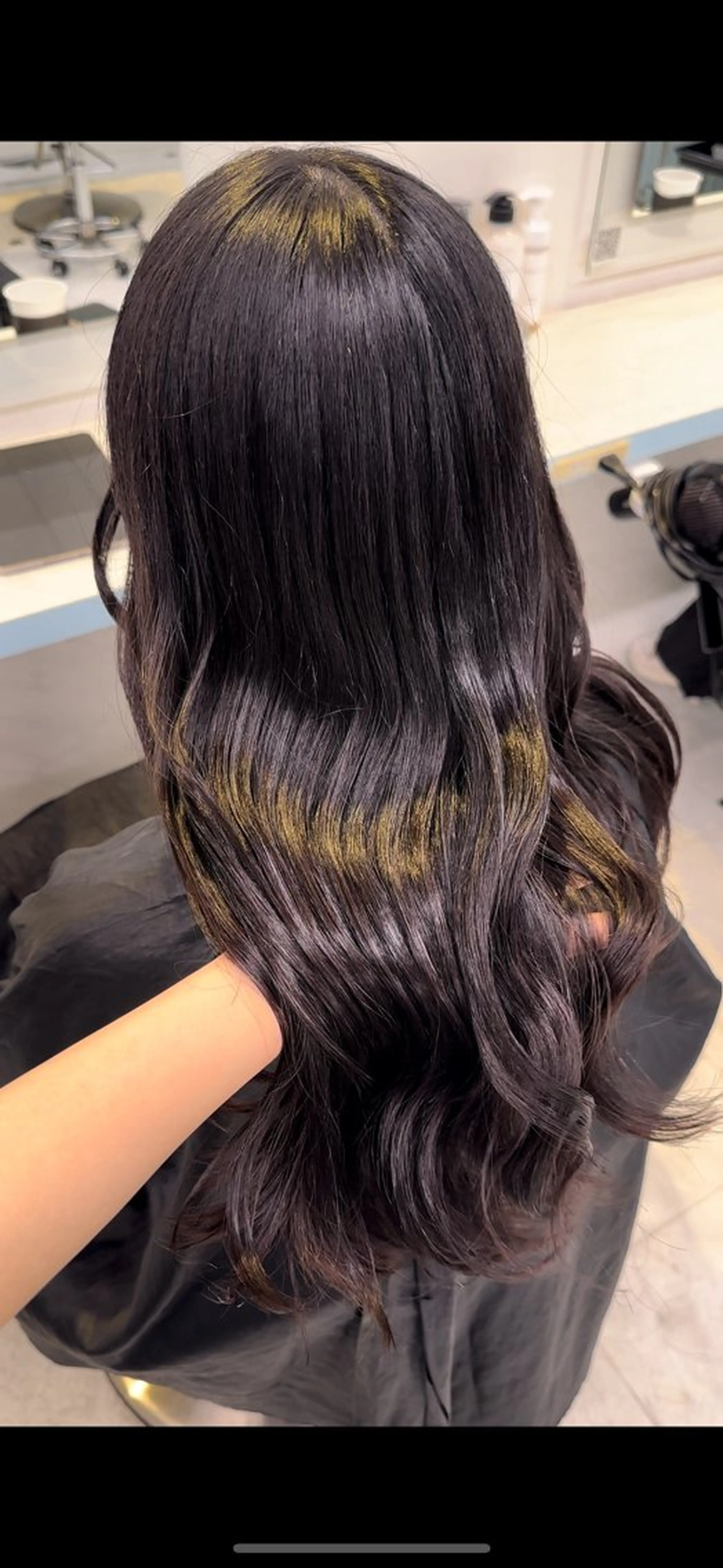 ロング カラー カット ヘアカラー ♥️暖色モテカラ ー♥️由夏のヘアスタイル