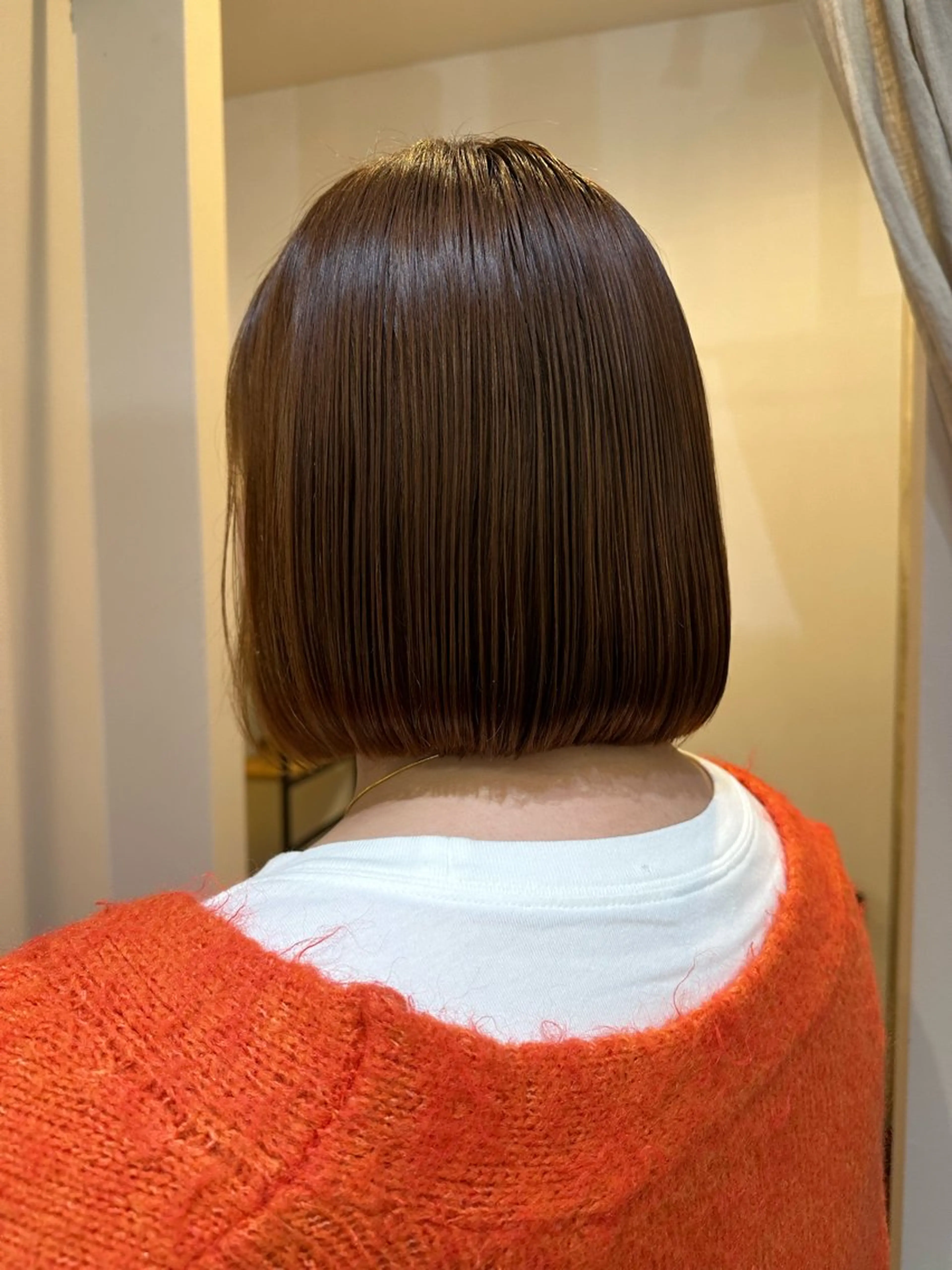 パーマ 縮毛矯正 縮毛矯正 momo 札幌美容師のヘアスタイル