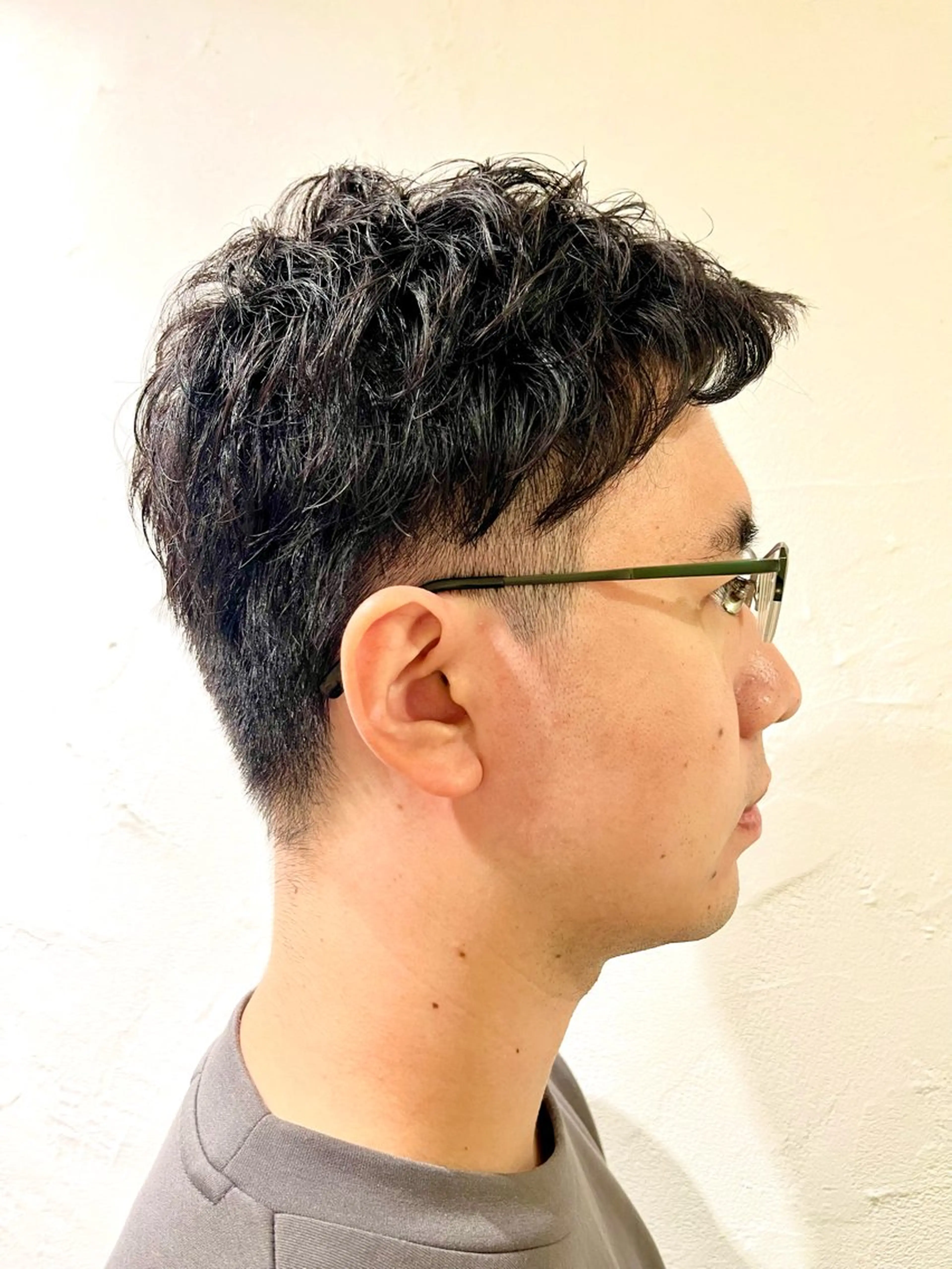 ショート メンズ ビジネス メンズパーマ カット パーマ トリートメント 美容室stadium所属・美容室stadium 横田ジュンコのヘアスタイル