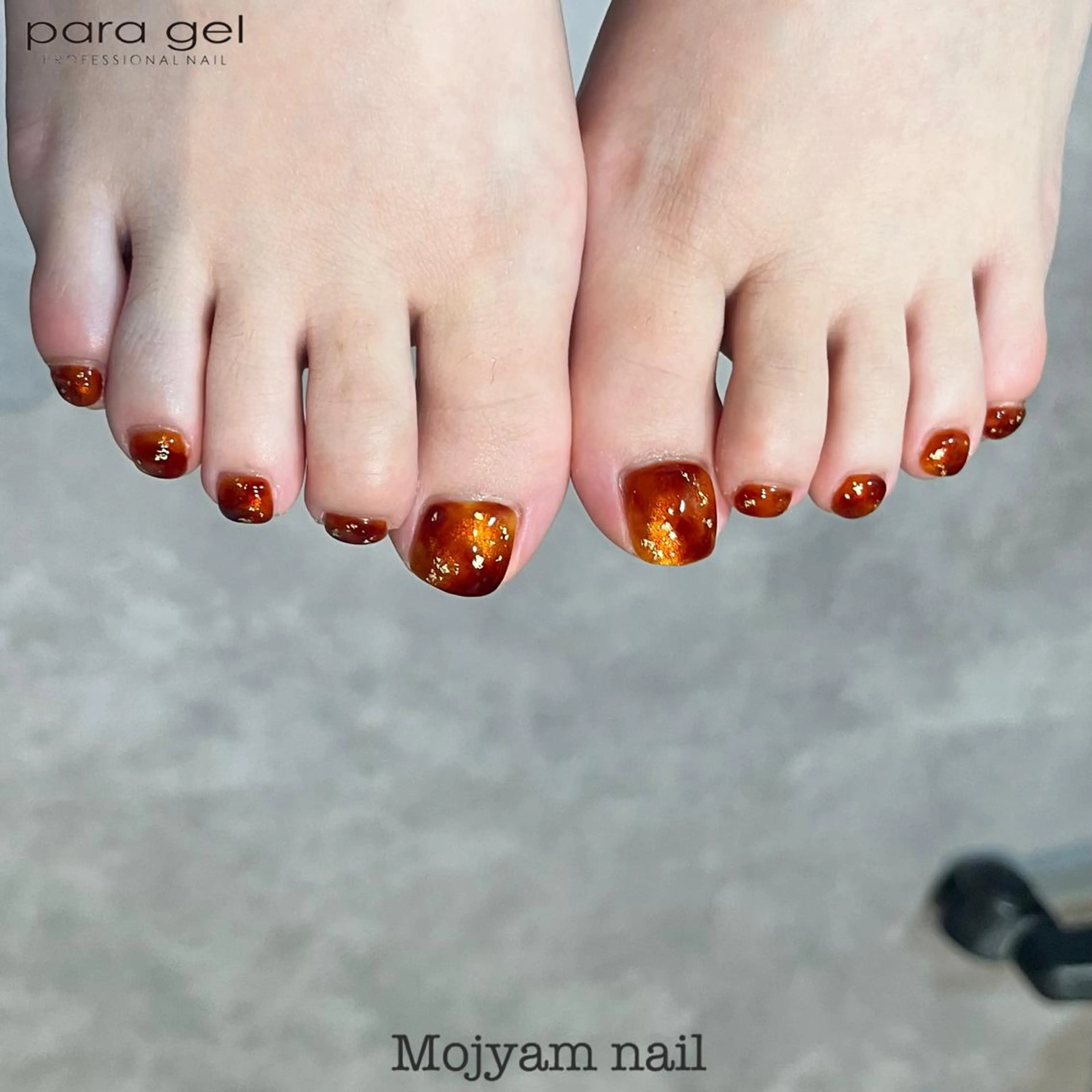 ネイル フットネイル ニュアンスネイル フットネイル Mojyam nail所属・松本 実咲のネイルデザイン