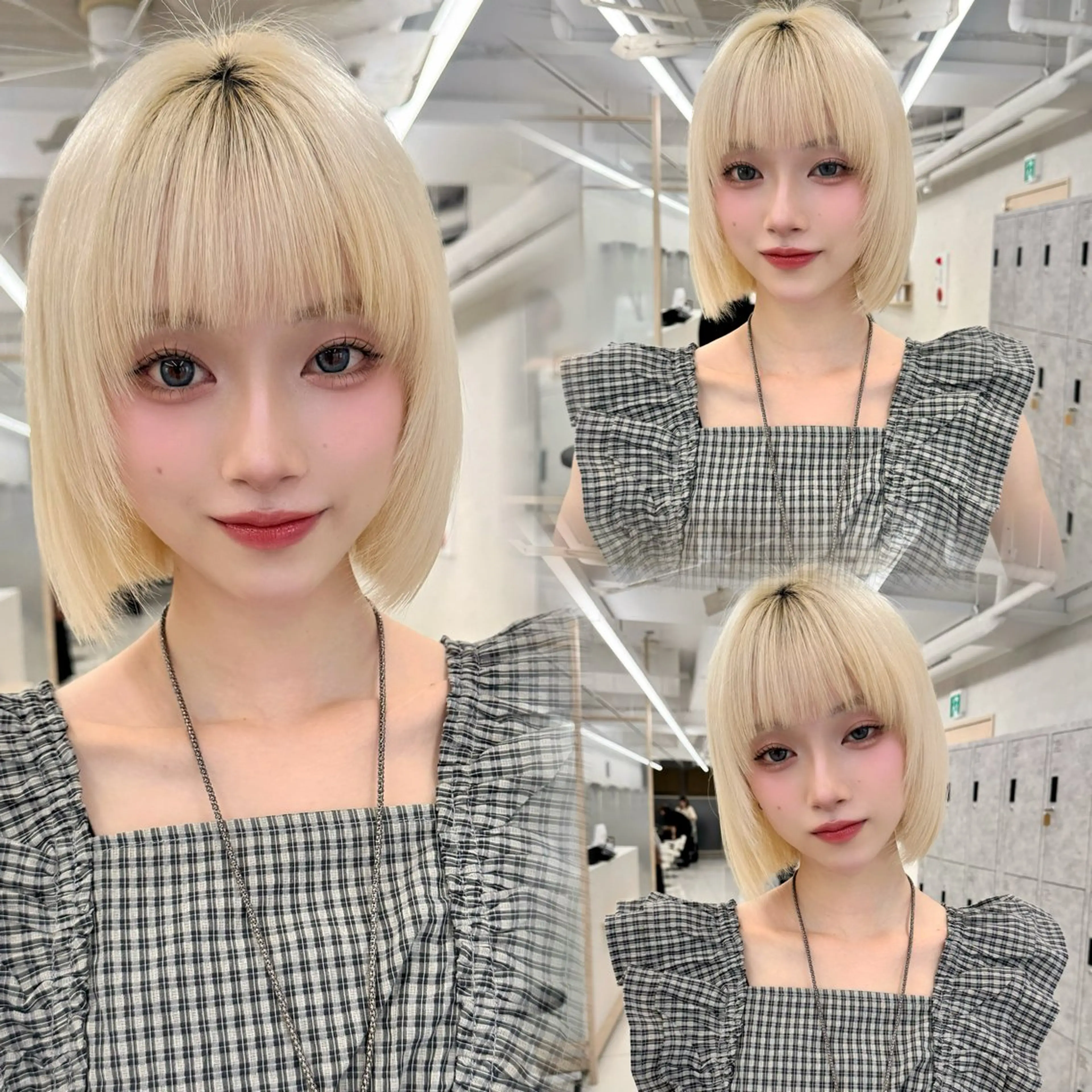 ショート ボブレイヤー ボブ レイヤーカット ショートヘア カット ヘアカラー トリートメント 韓国風レイヤー/ ボブ/しんやのヘアスタイル