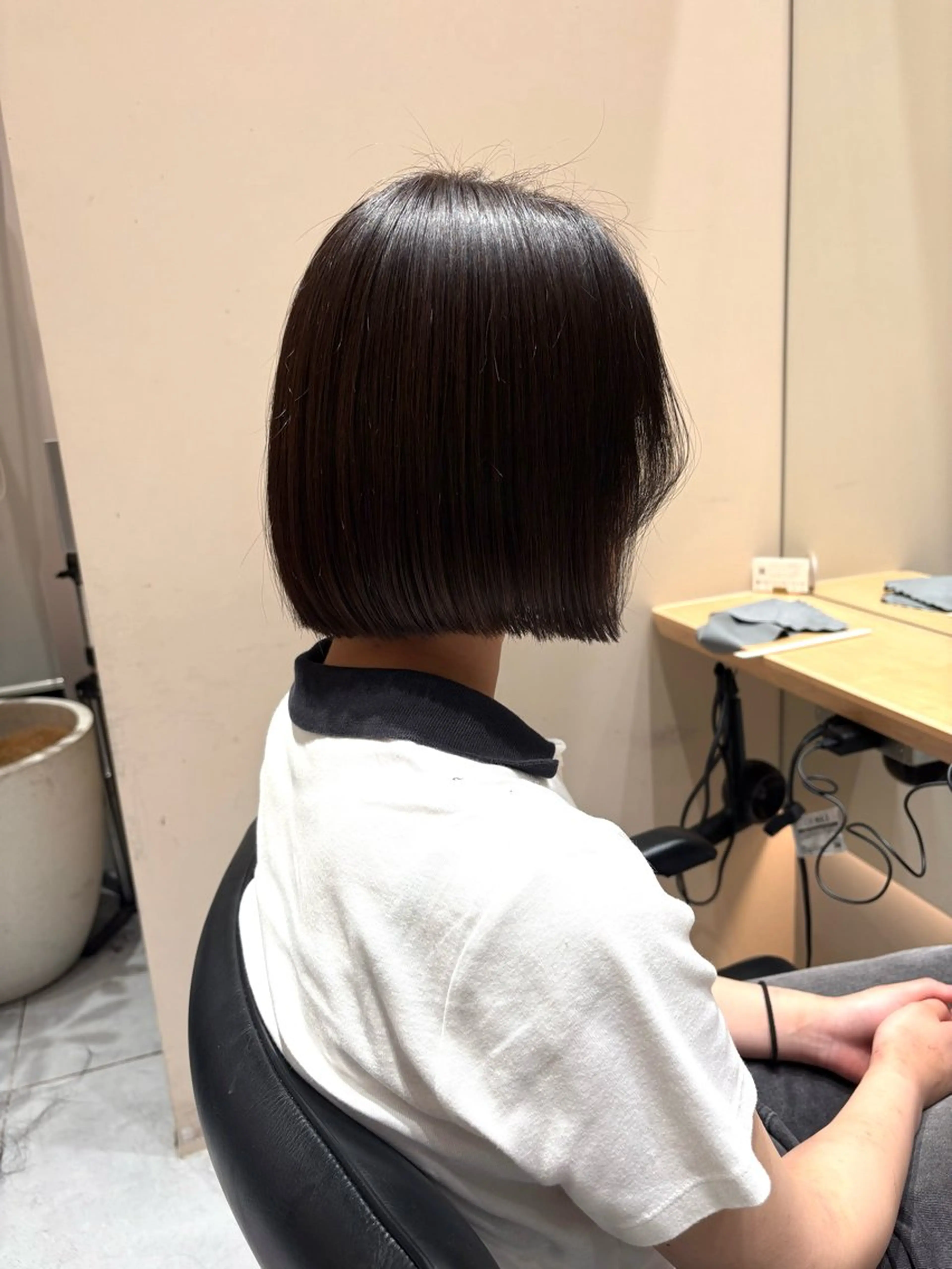 ミディアム ボブ ショートカット/ ハイトーン🪼風香のヘアスタイル