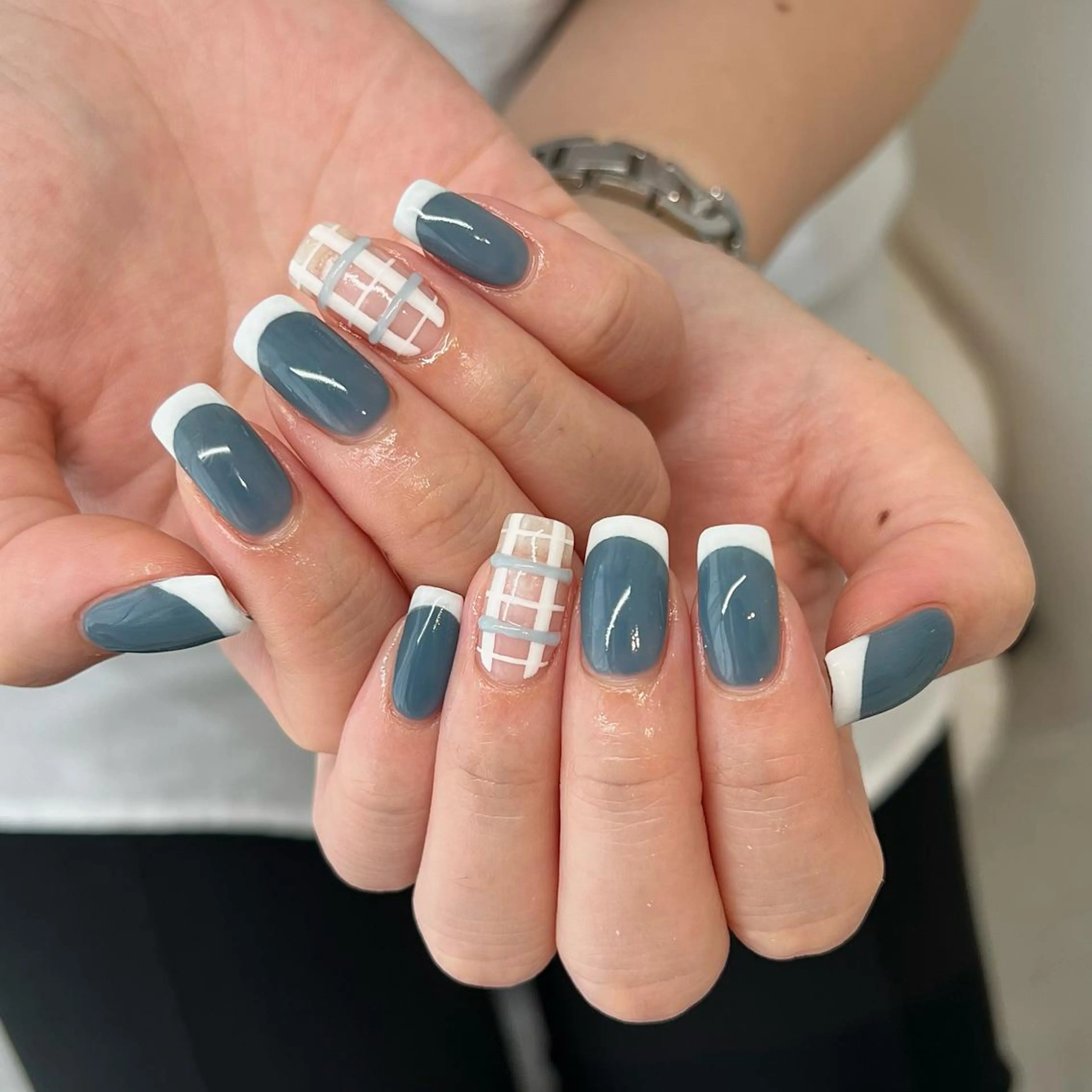 セミロング ネイル マツエク・マツパ ハンドネイル REVIA_nail maiのネイルデザイン