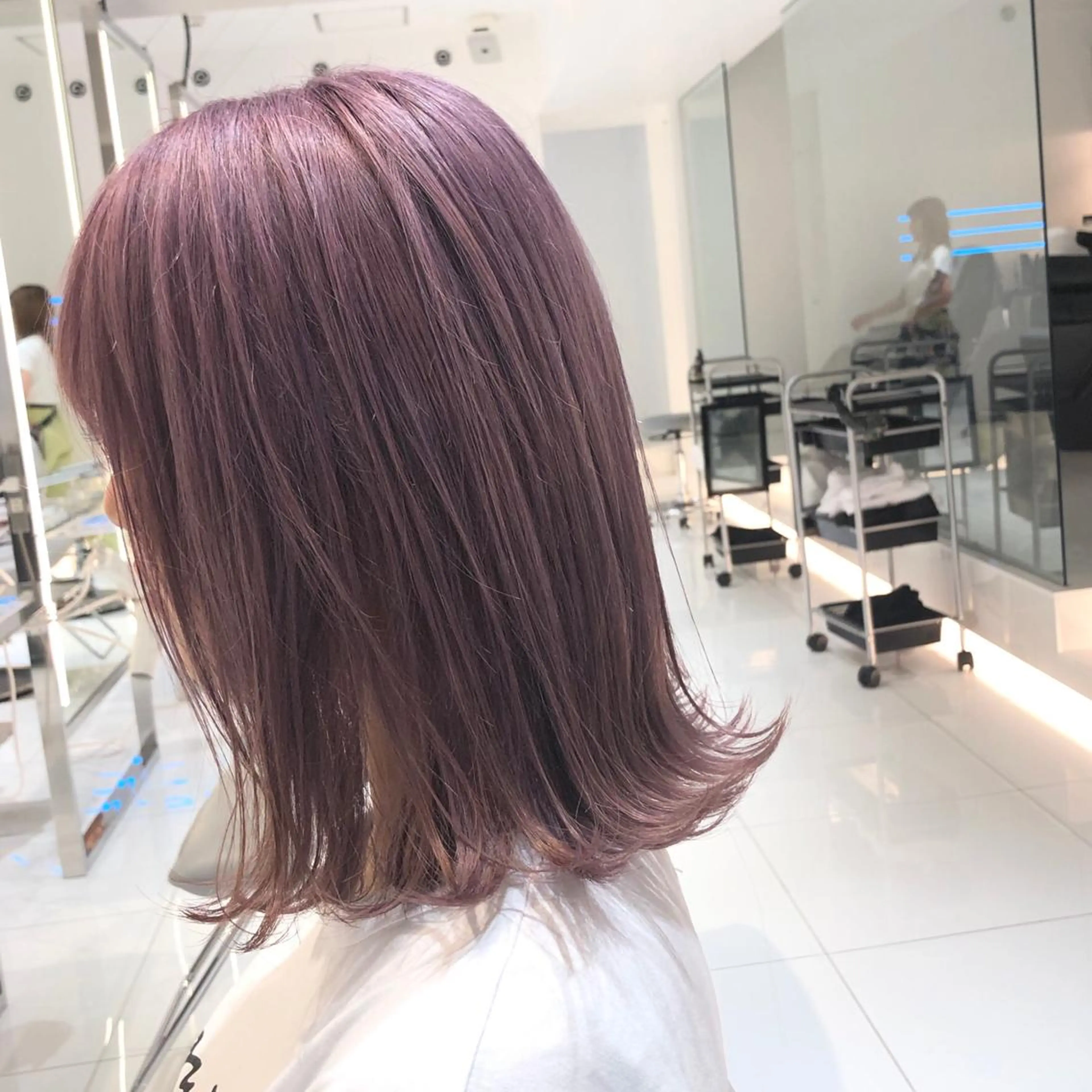 ミディアム カラー RAYS/レイズ/立川/立川南口所属・レイズ 立川のヘアスタイル