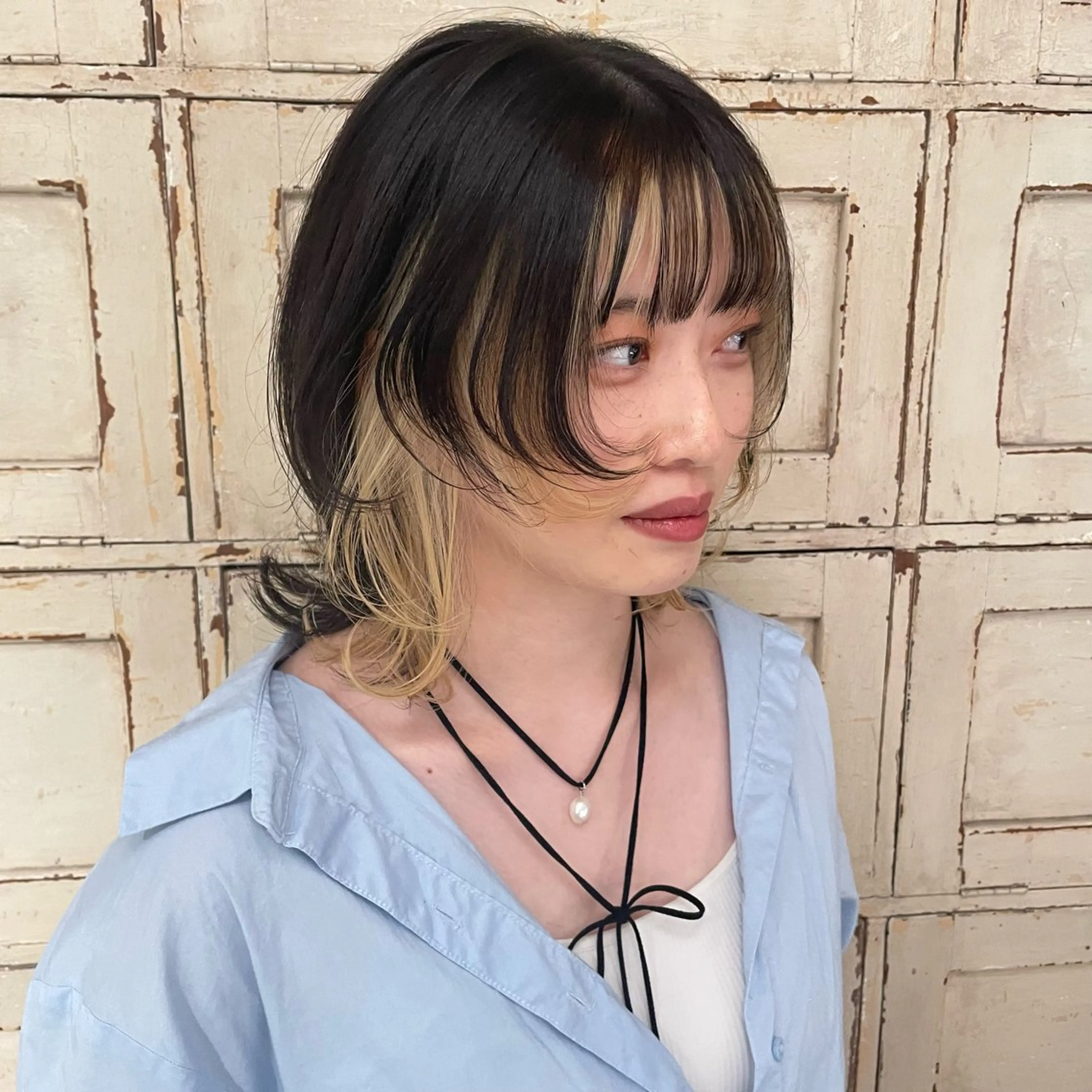 ミディアム カット RorriM natsuのヘアスタイル