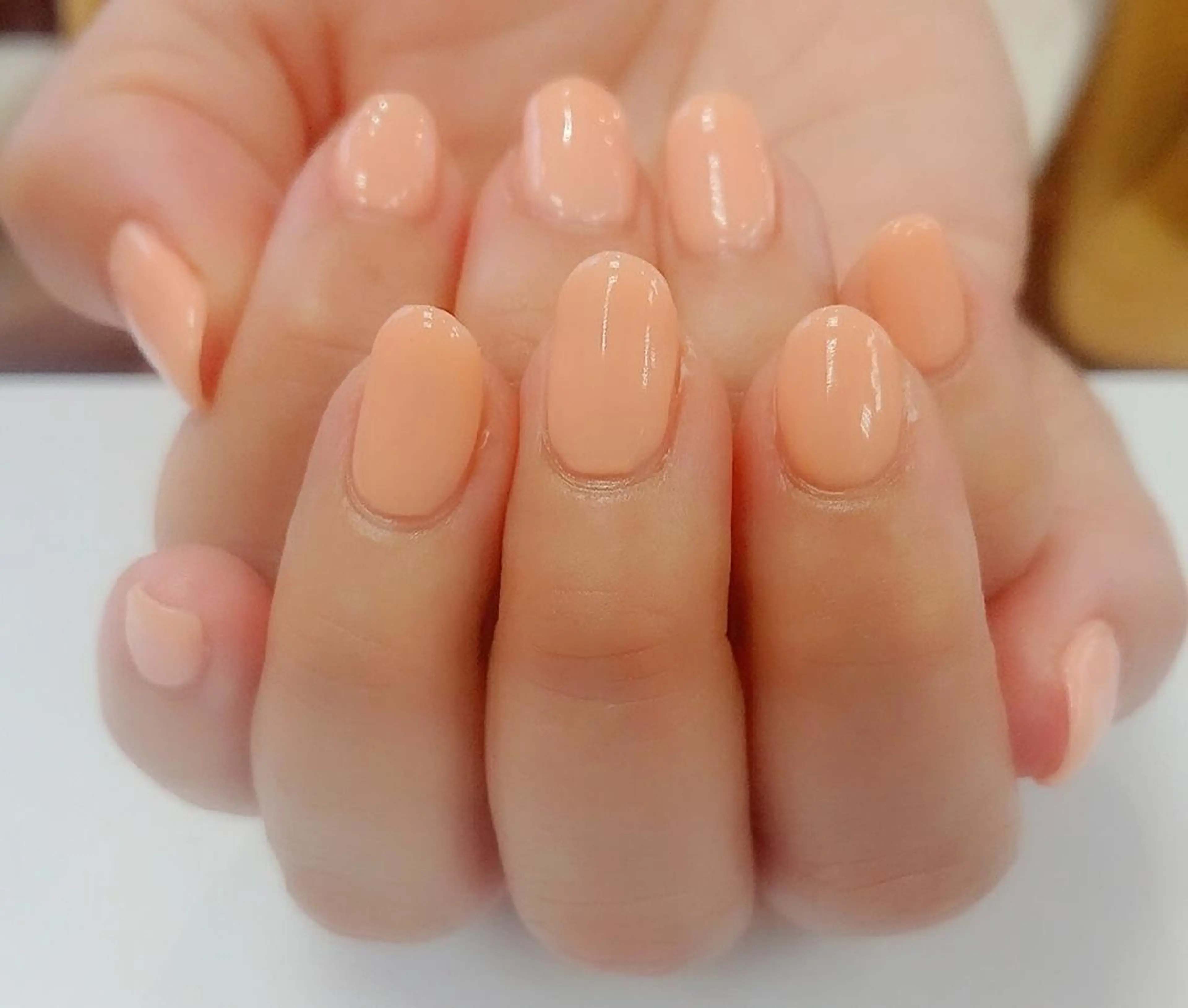 ネイル オレンジ 🍒当日もOK🍒 𝑳𝑼𝑵𝑨花井のネイルデザイン