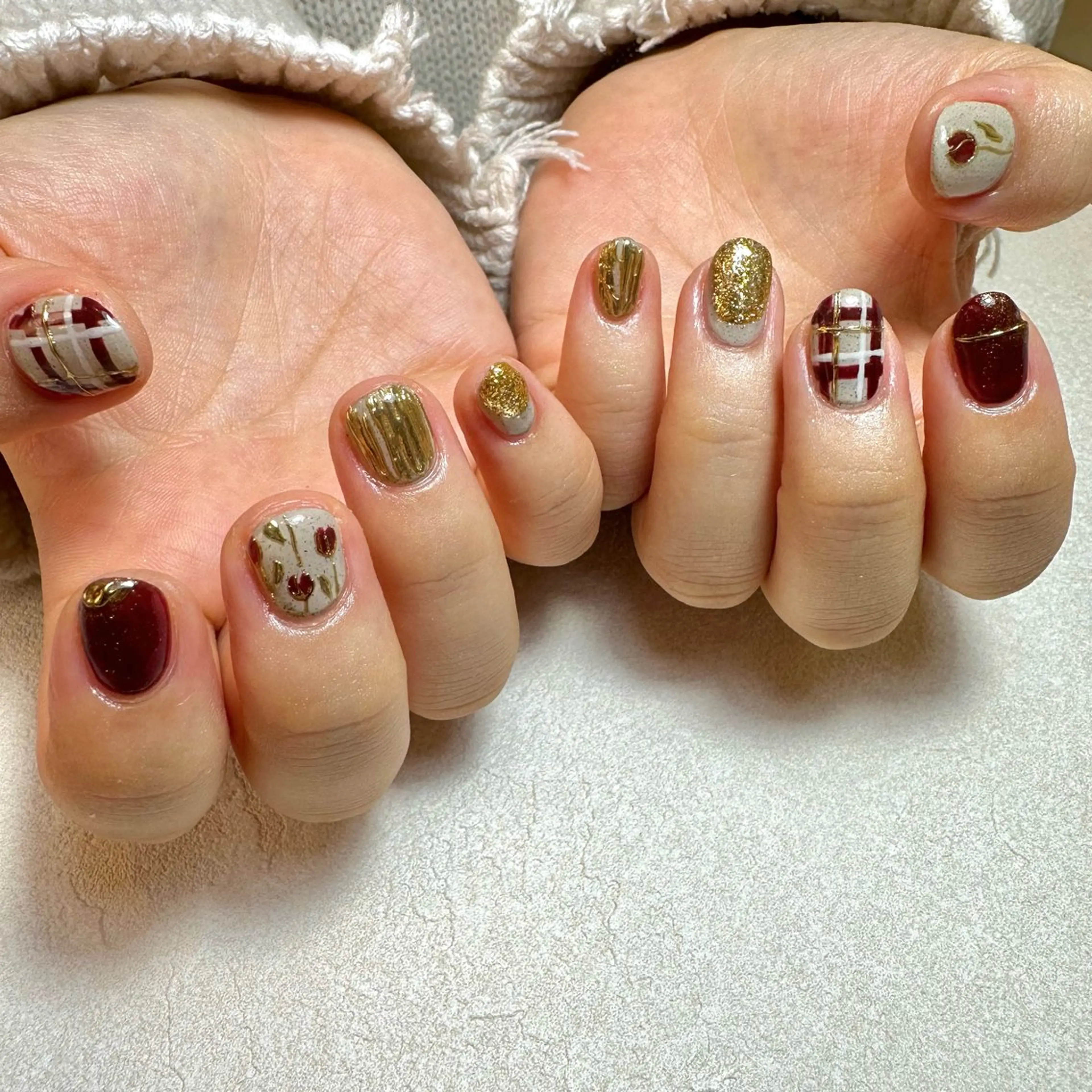 ネイル ハンドネイル フットネイル GéRanium Harukaのネイルデザイン